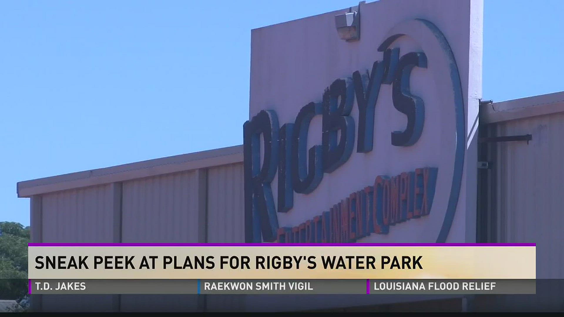 Sneak peek at Rigby's water park plans