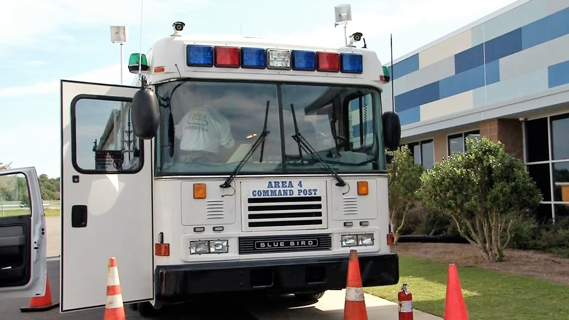 When the South Macon Recreation complex greeted visitors, the Mobile Command Unit was there to assist.
