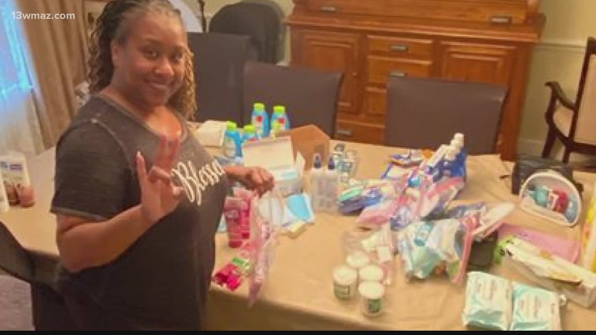 April Crawley filled her day with kind acts like paying for someone else's meal and donating hygiene products to the homeless