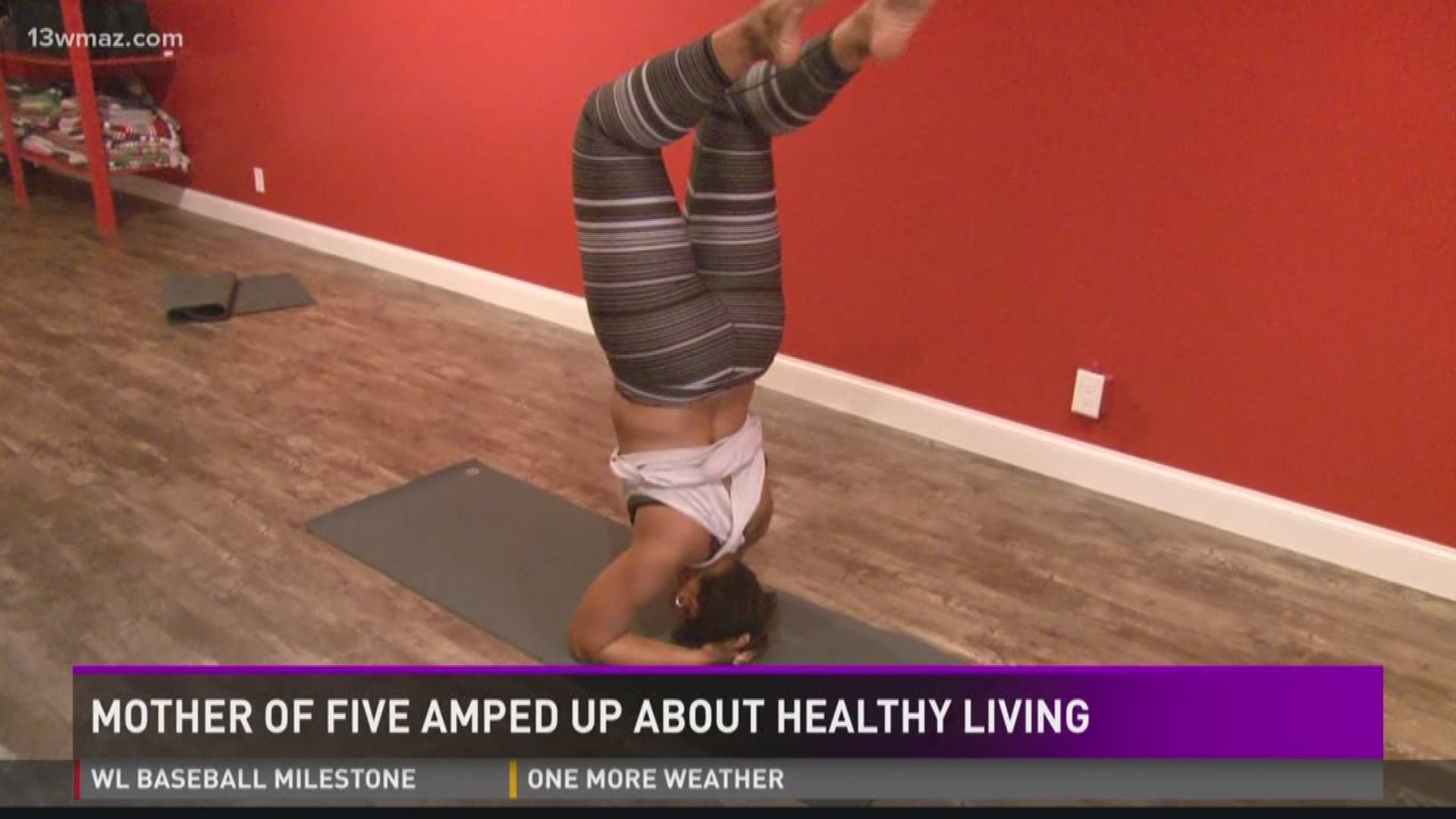 AMPED UP: Mom of 5 serious about healthy living