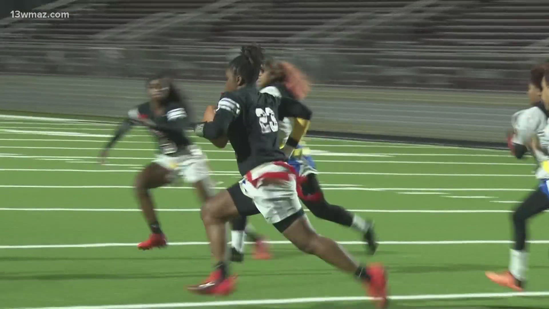Take a look at these flag football highlights as these players embark on their playoff journeys.