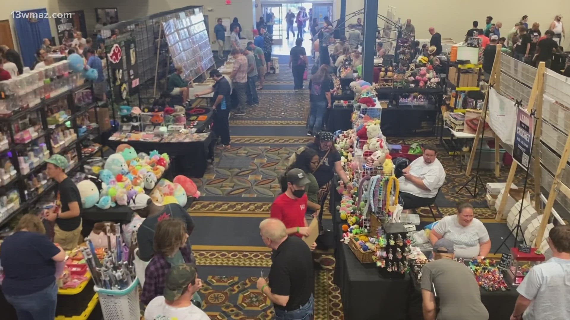 Over 40 vendors and artists were in attendance offering rare comics, custom art pieces and more.