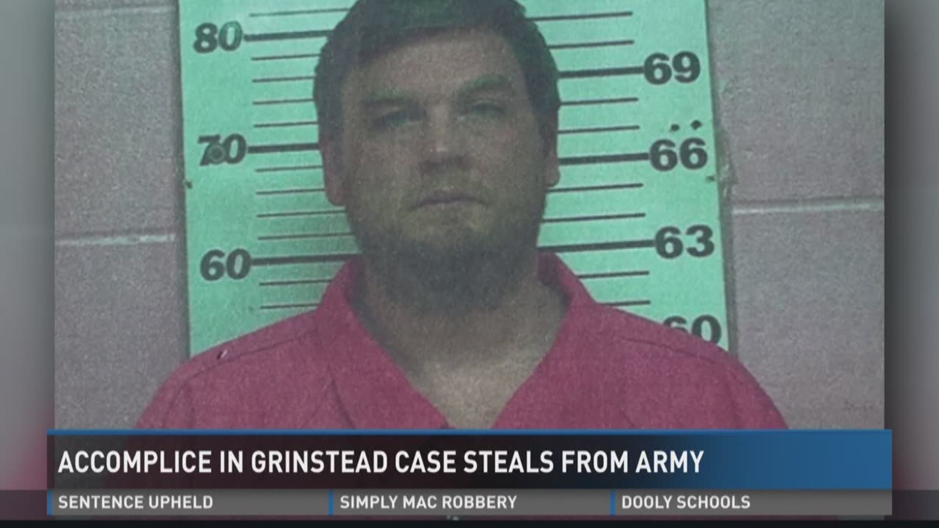 Accomplice in Grinstead case steals from Army