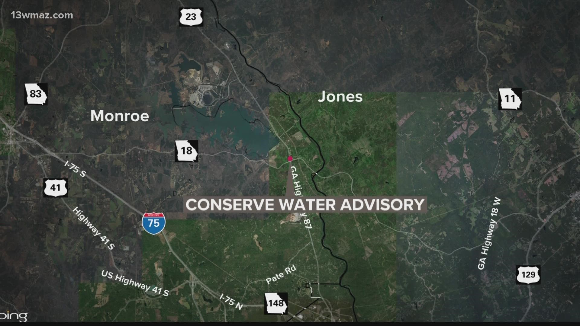 People in Jones, Butts, Monroe, and Baldwin counties are all experiencing issues with water outages after freezing weekend temps.