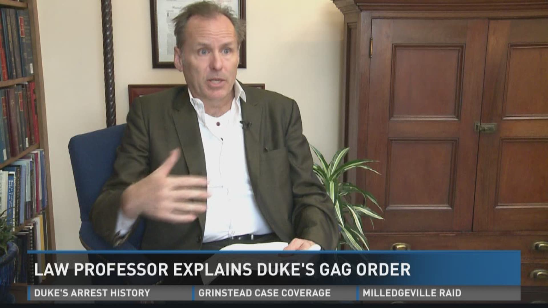 Law professor explains Duke's gag order