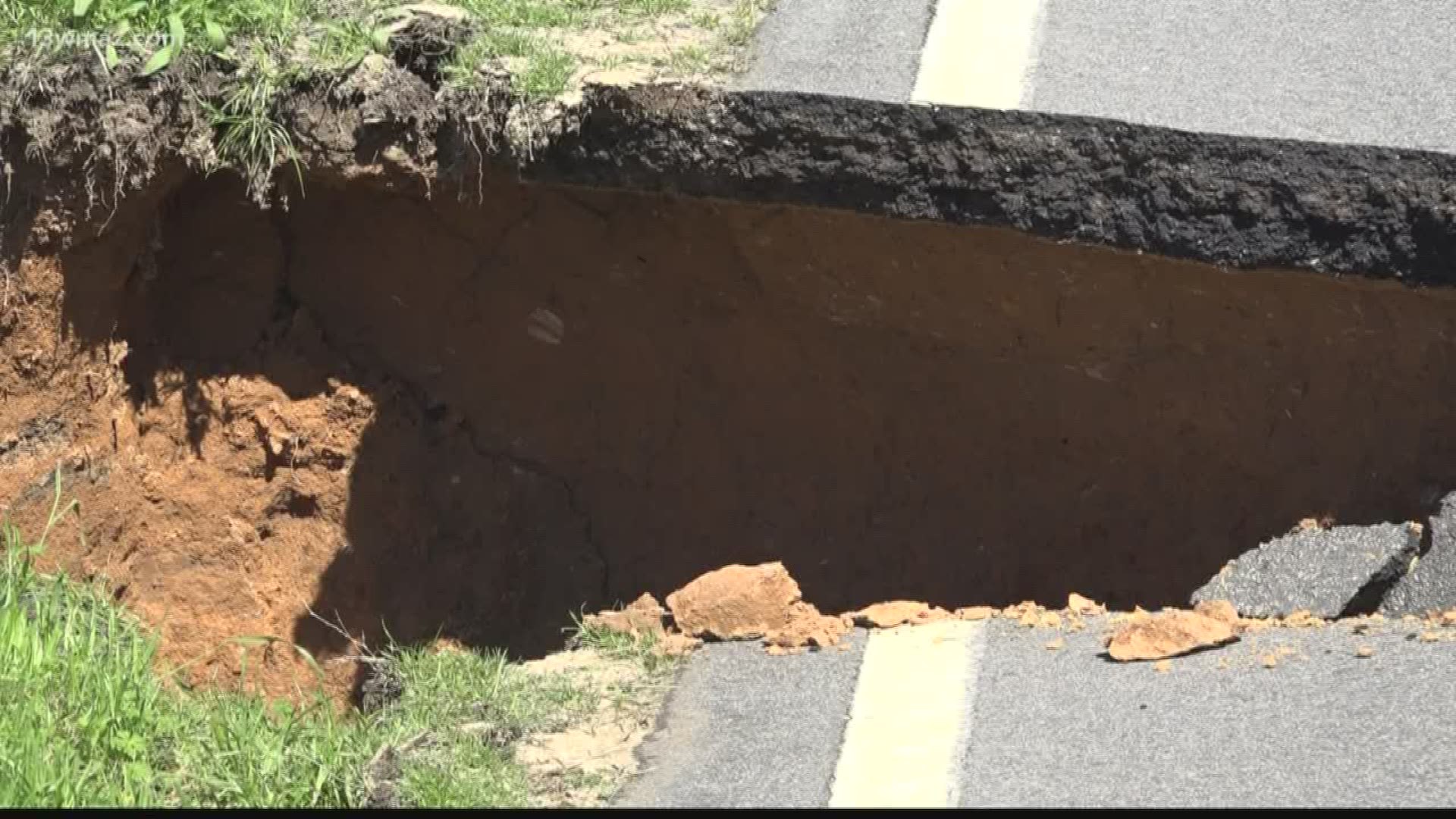 In Crisp County, crews spent the day assessing road safety, while people were returning to check damage inside their homes