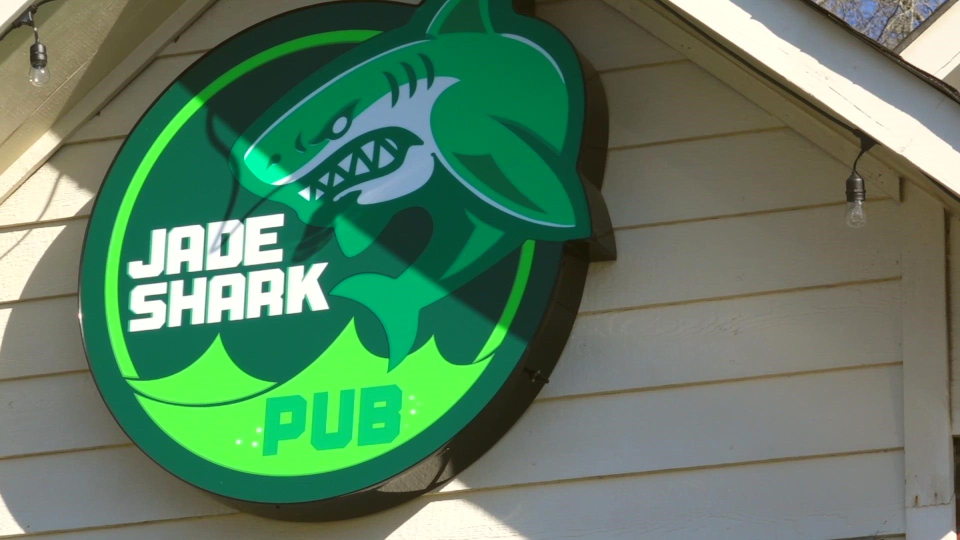 What used to be Bianca's Grill on Zebulon Road is now Jade Shark Pub.