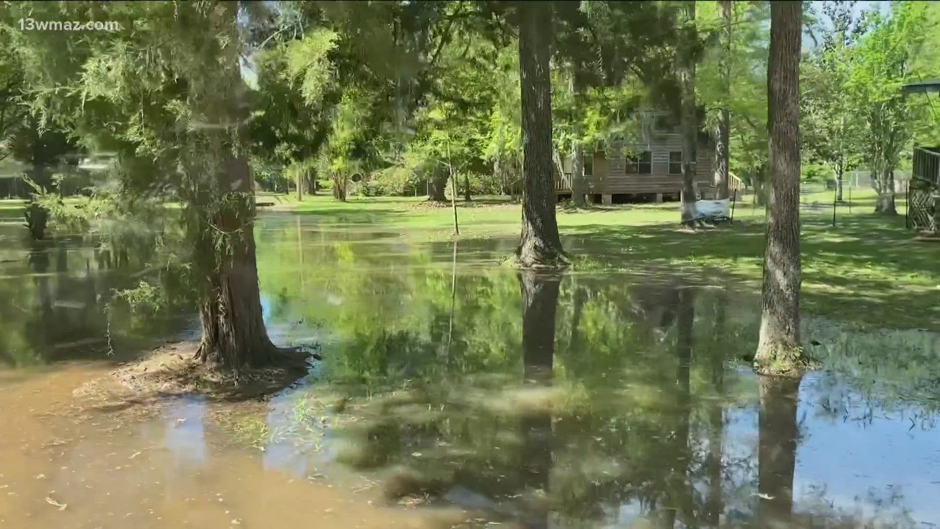 One private neighborhood was put on voluntary evacuation.