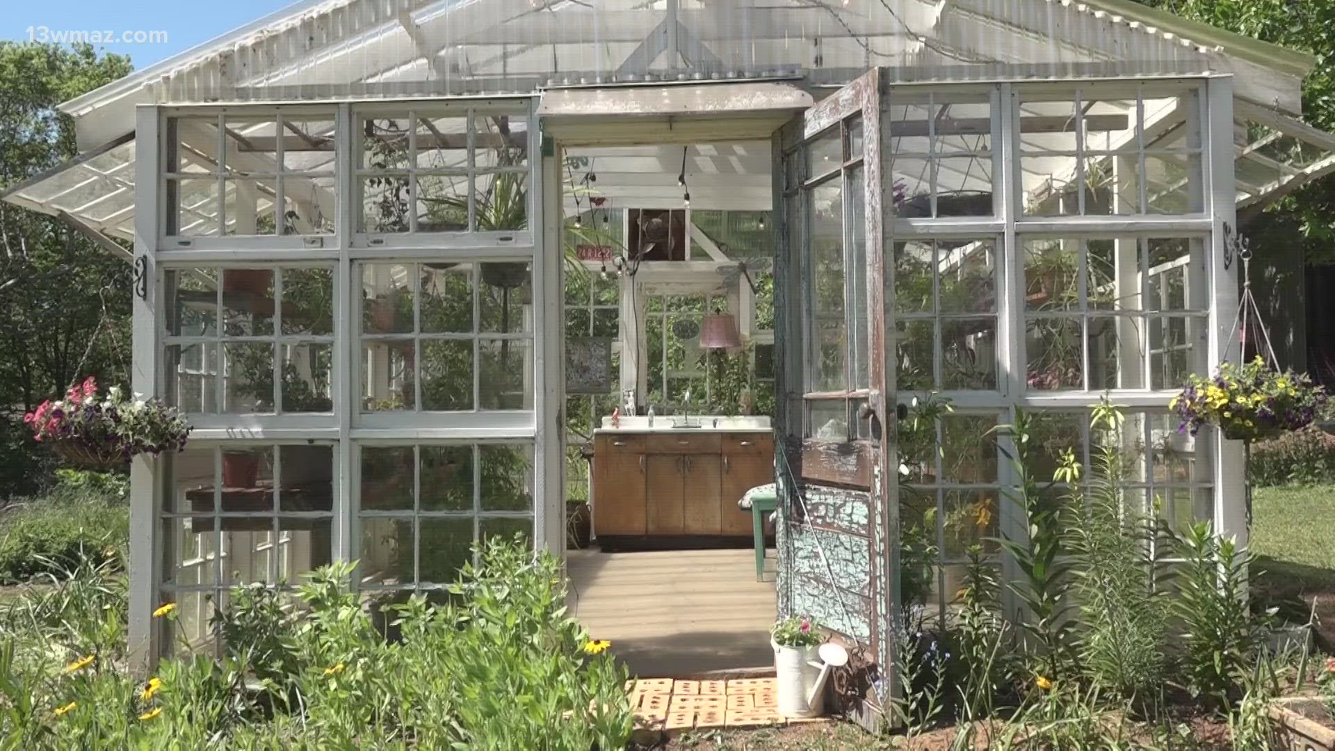 Jeff Youmans was caring for his wife, Tonya, when he decided to build a greenhouse for her.