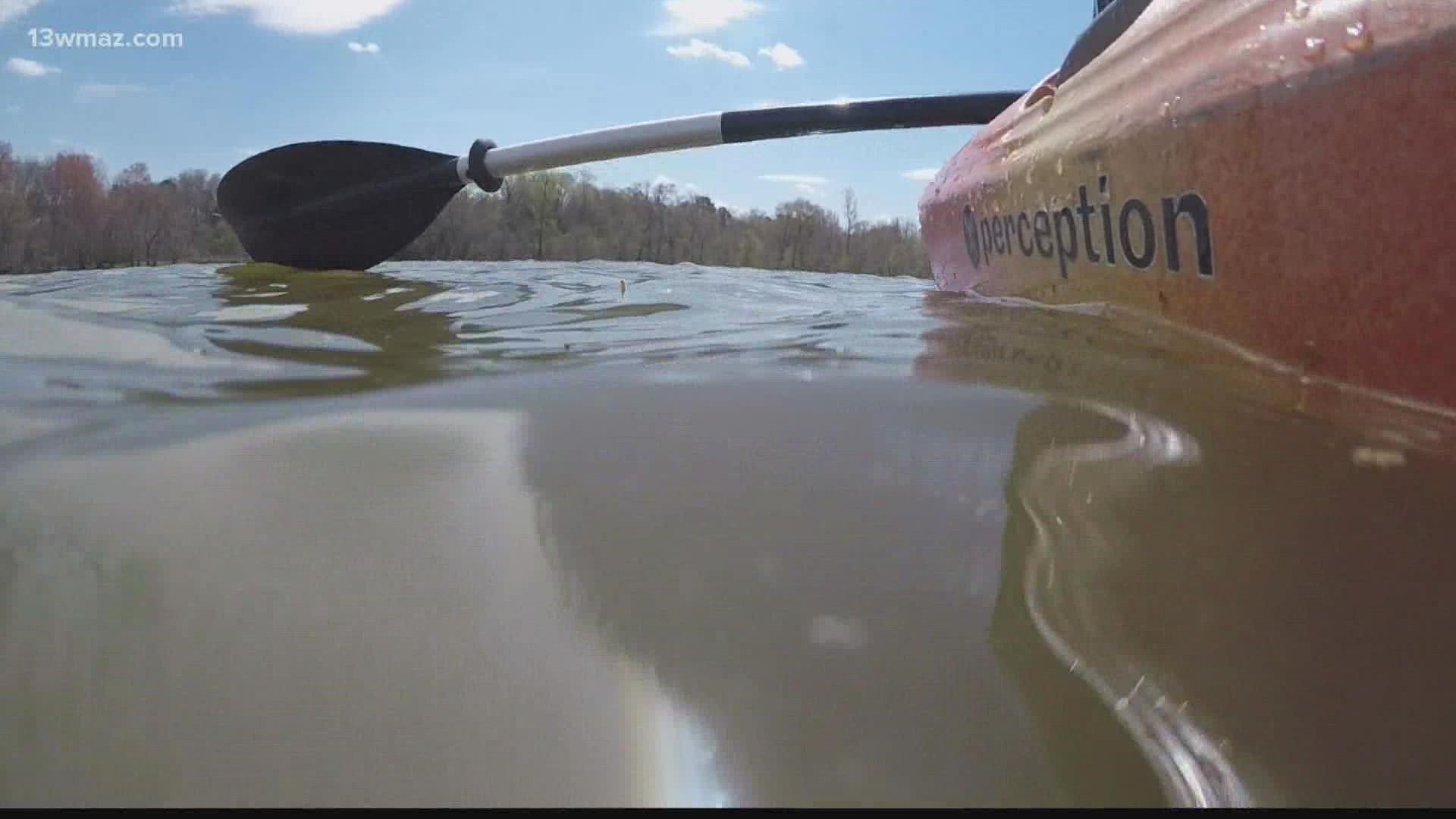 The app gives safety information and tells you where rapids are on the rivers.