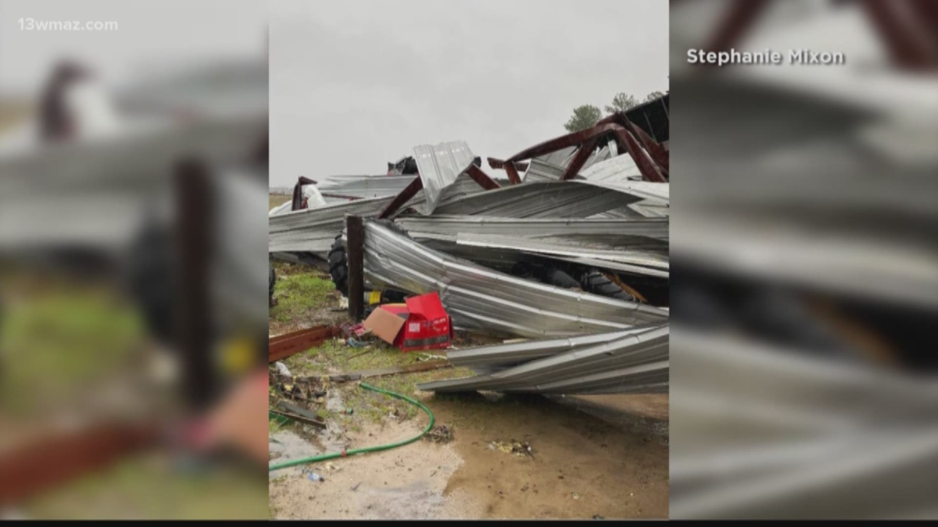 Irwin County took substantial damage from tornadoes Tuesday morning.