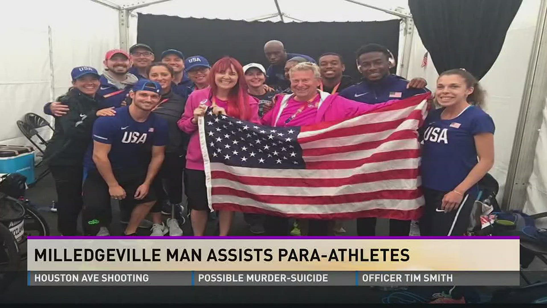 Milledgeville man helps para-athletes win gold