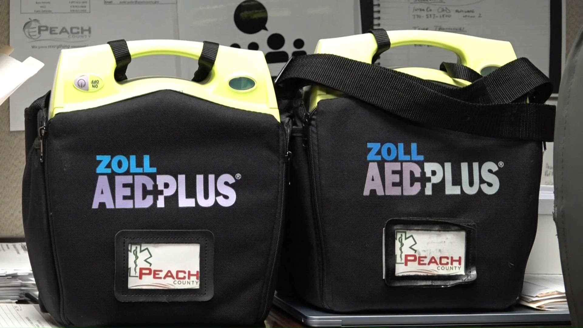 Peach County EMS launches AED library for community events