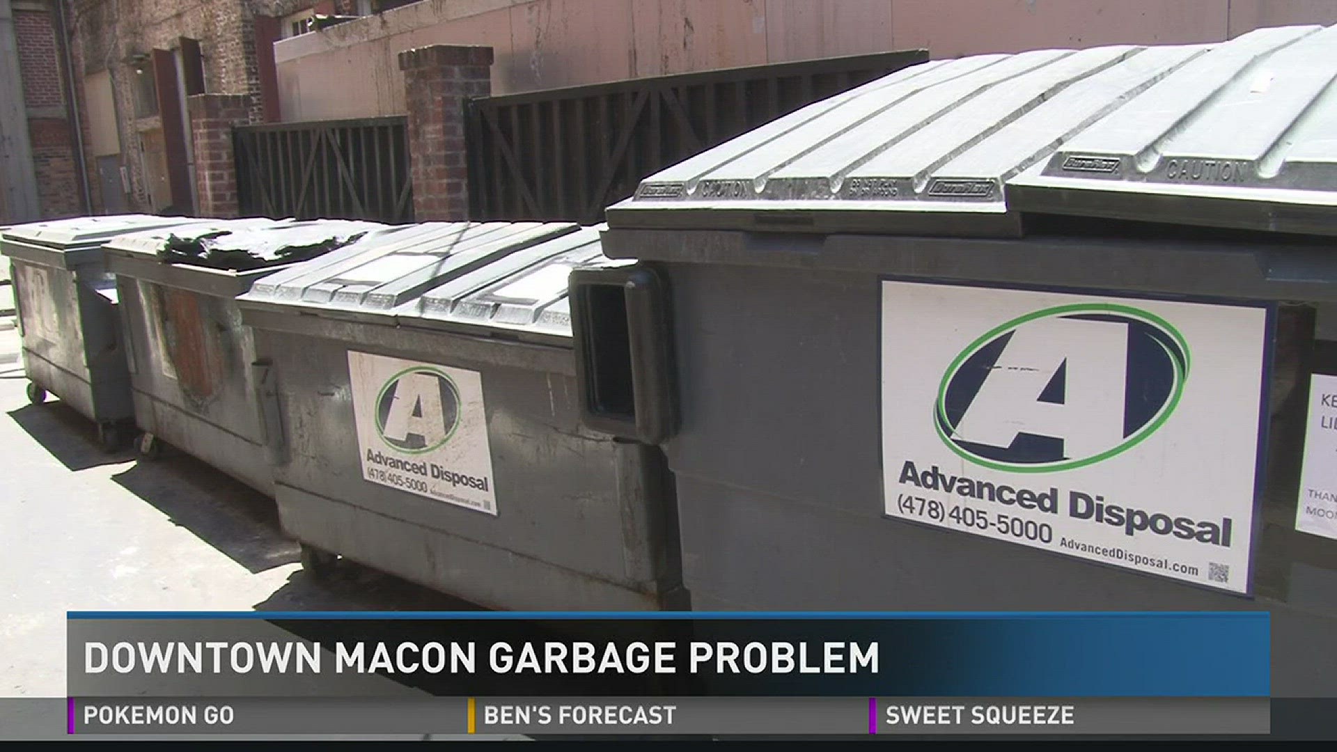 Trash along Macon streets a problem before Cherry Blossom