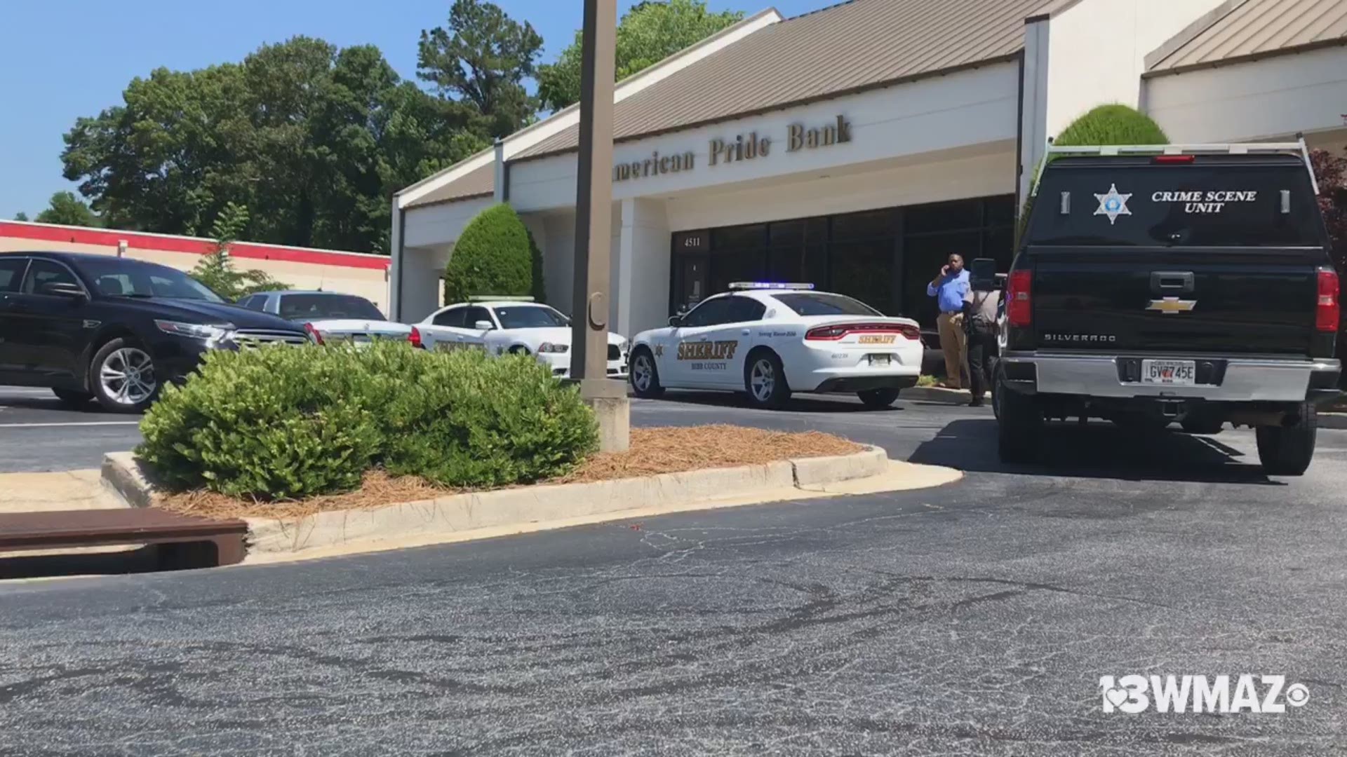 The Bibb County Sheriff's Office is investigating after a robbery took place at the American Pride Bank on Vineville Avenue.