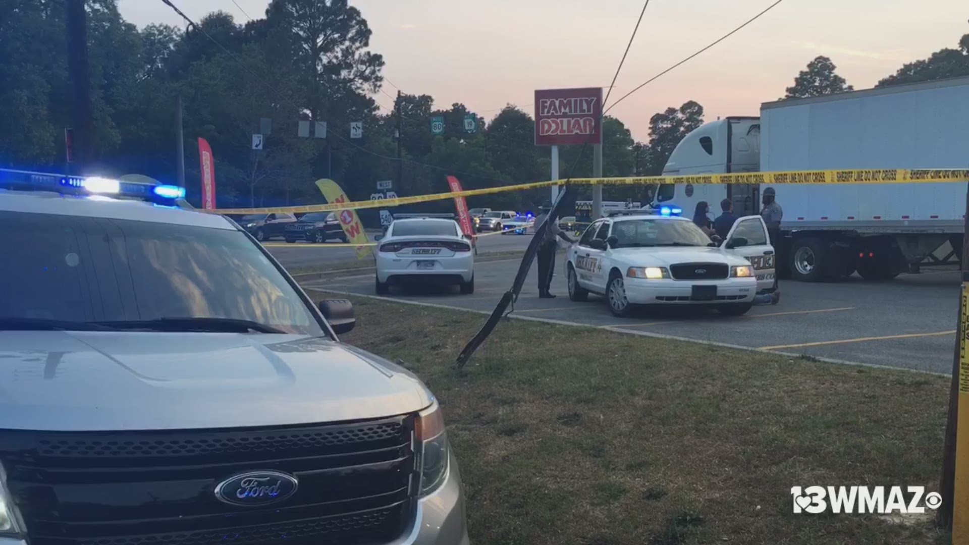 It happened at the Family Dollar near Kings Park around 7 p.m.