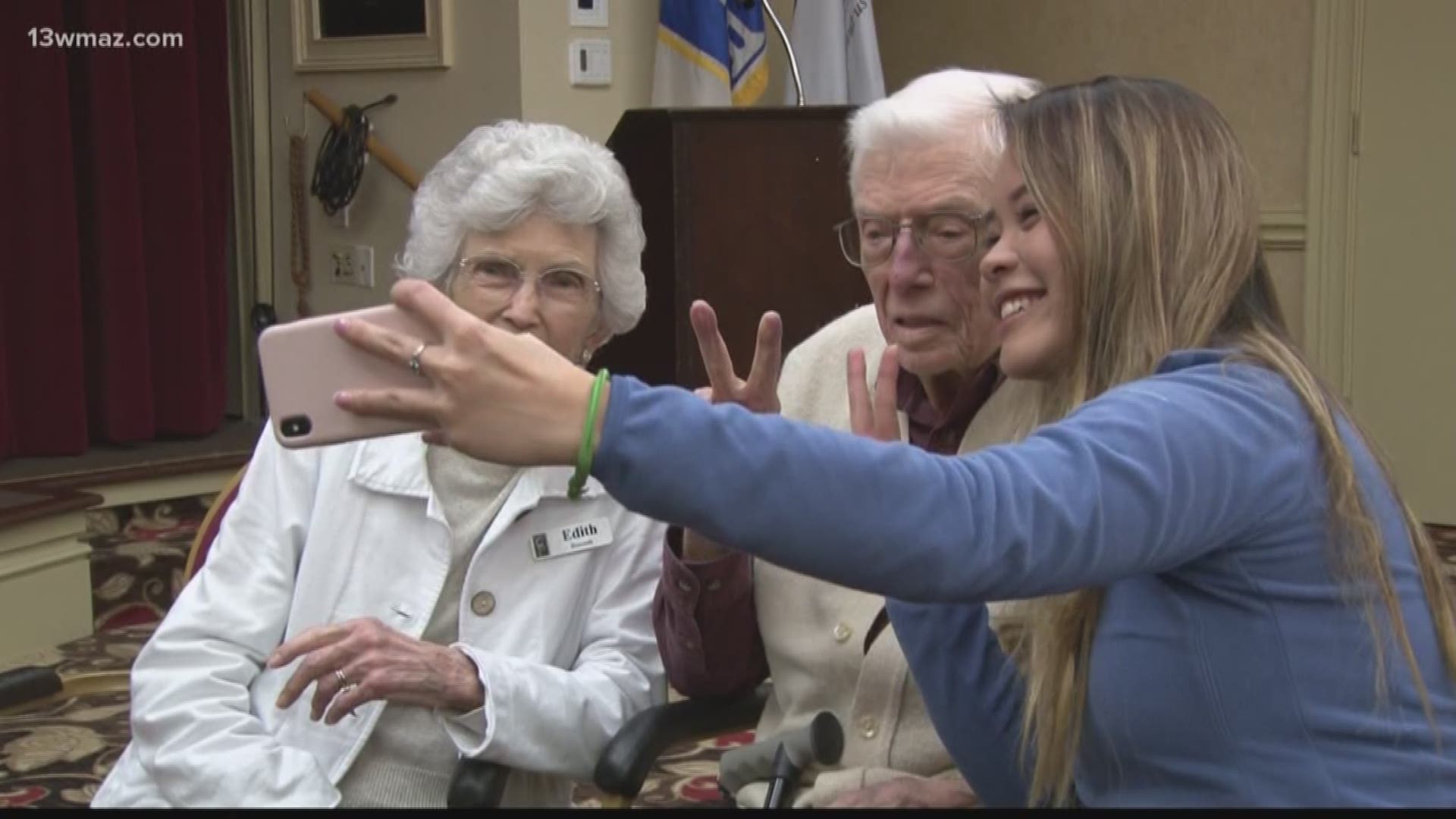 Two Mercer University students looking to break the barrier between 2 generations decided to move in with a group of senior citizens.