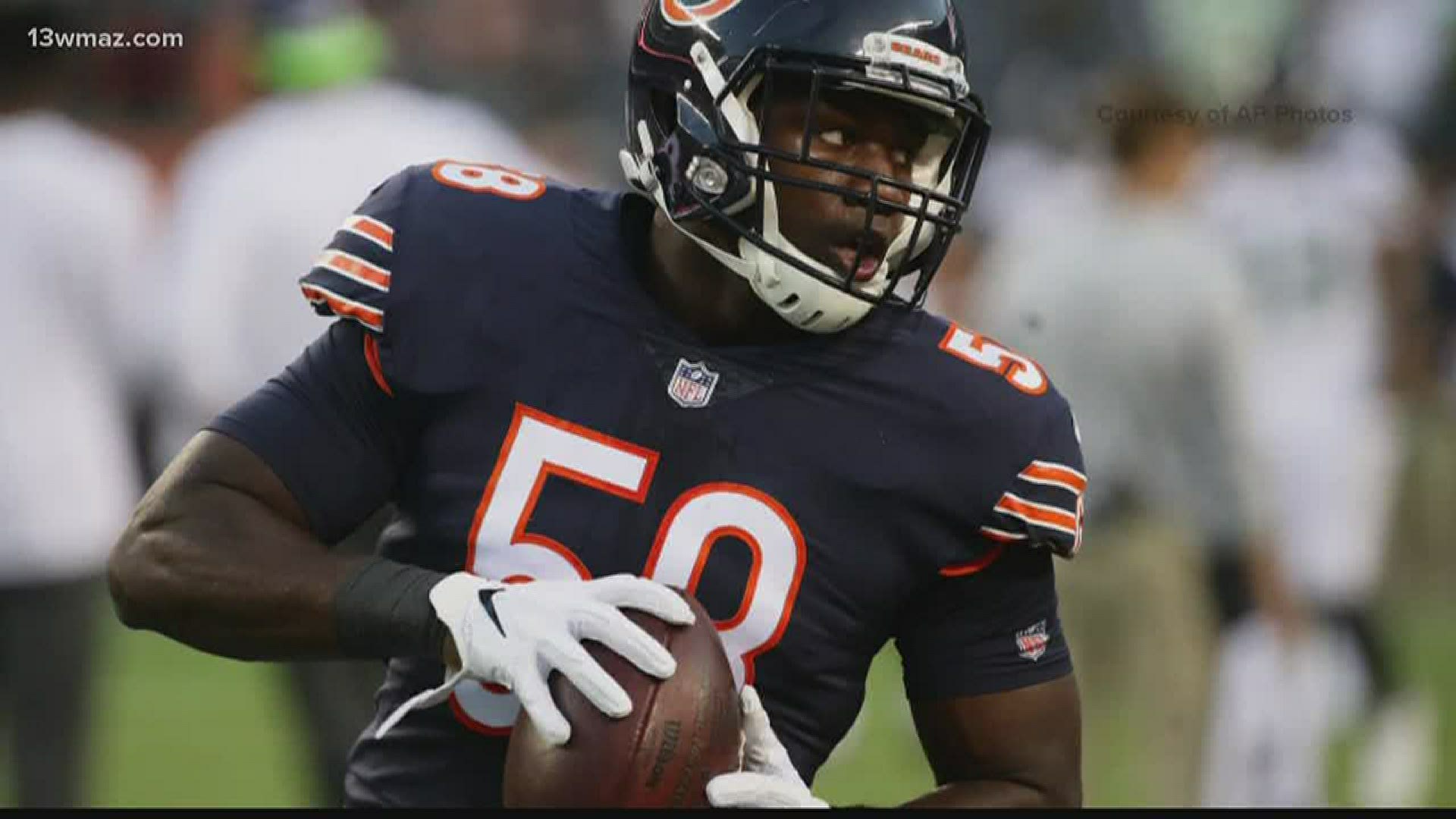 Macon County native, Georgia Bulldog legend Roquan Smith is dealing with social distancing and life in the coronavirus pandemic as a member of the Chicago Bears.