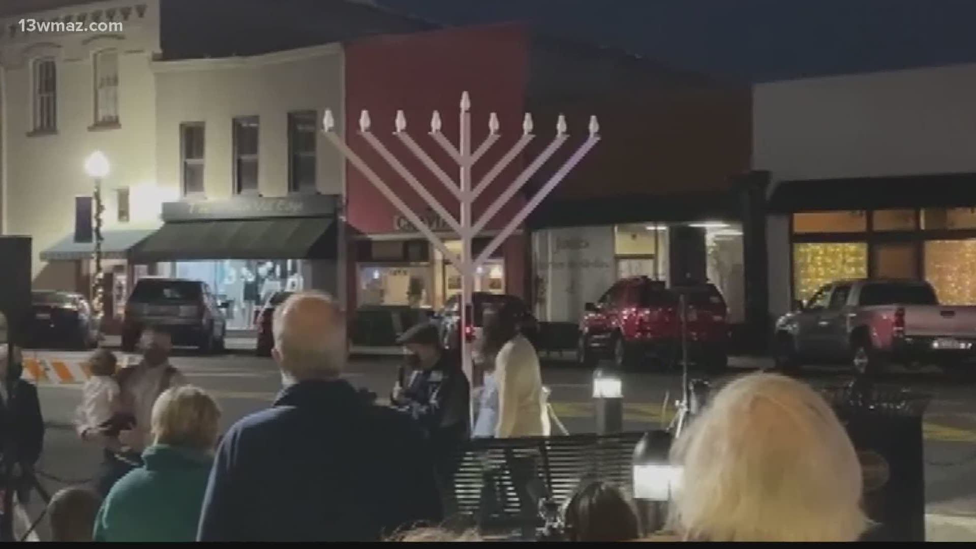 The first night of Hanukkah began Thursday, and people in Milledgeville embraced a new tradition. They recognized the start of the Jewish holiday of Hanukkah.