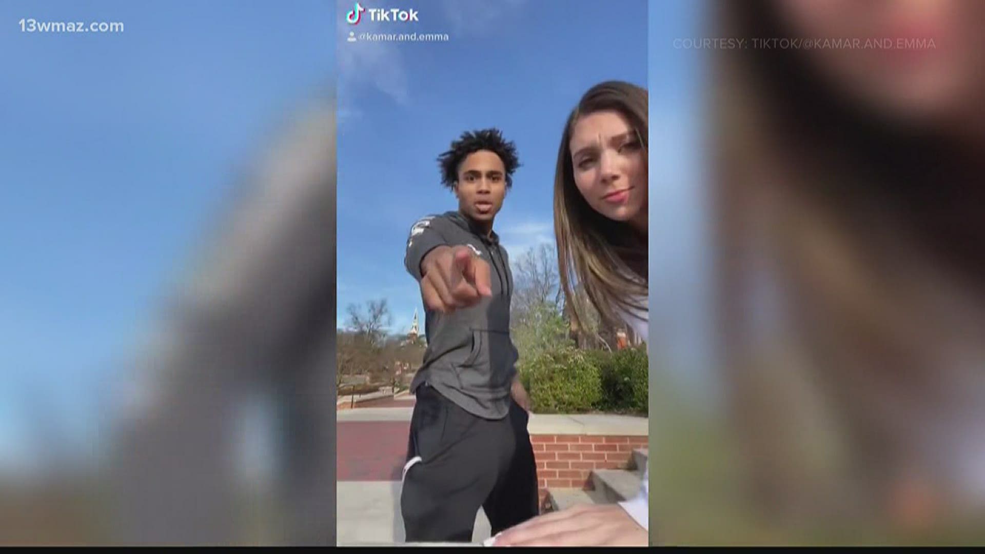 Kamar Robertson and his girlfriend Emma Drash have over 500,000 followers on their joint TikTok account.