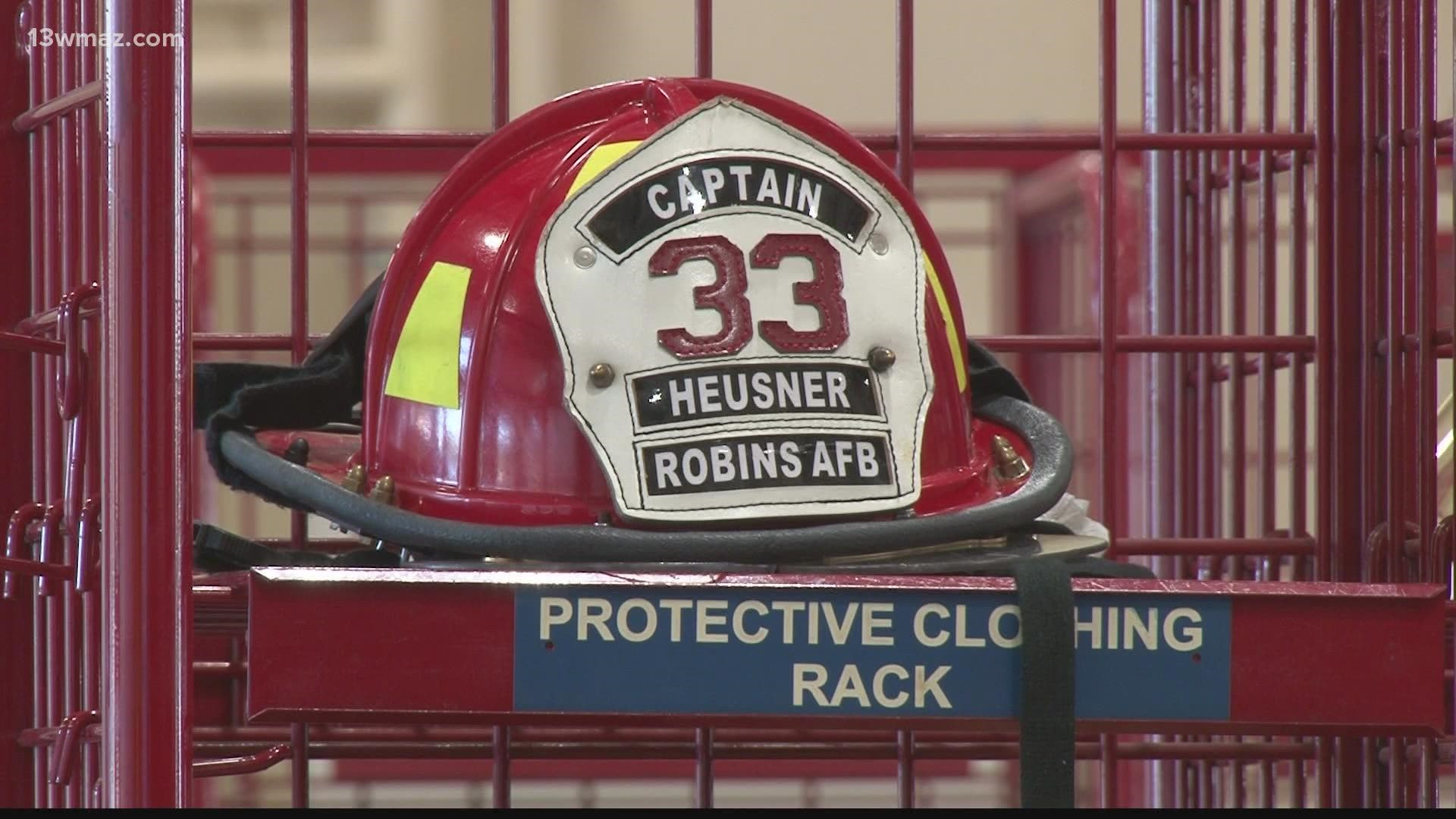 After the attacks, firefighters at Robins had to prepare for every possible threat to keep the base safe