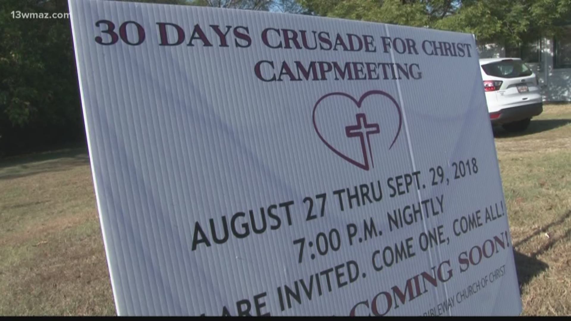 Macon pastor combats crime in 30-day crusade