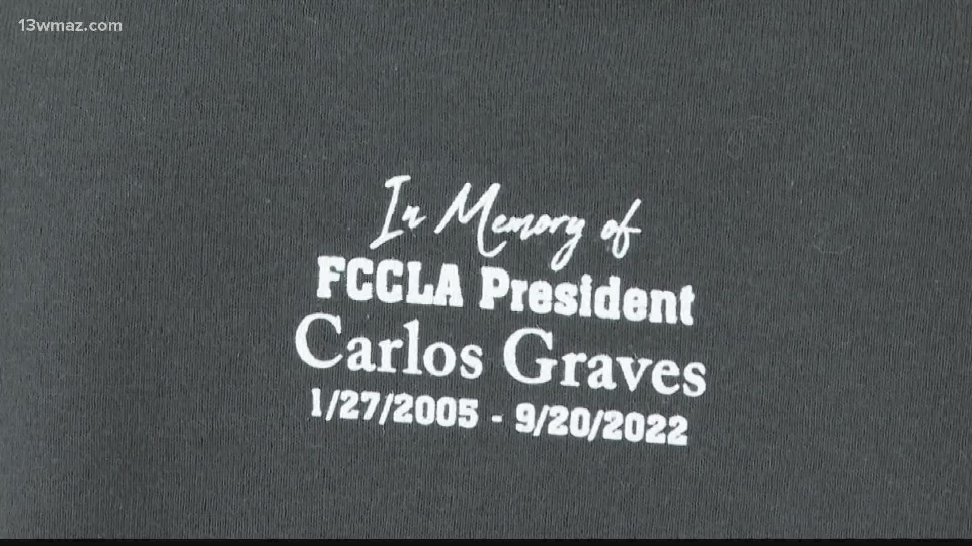 A memorial for Graves will be held at 2 p.m. on Friday.
