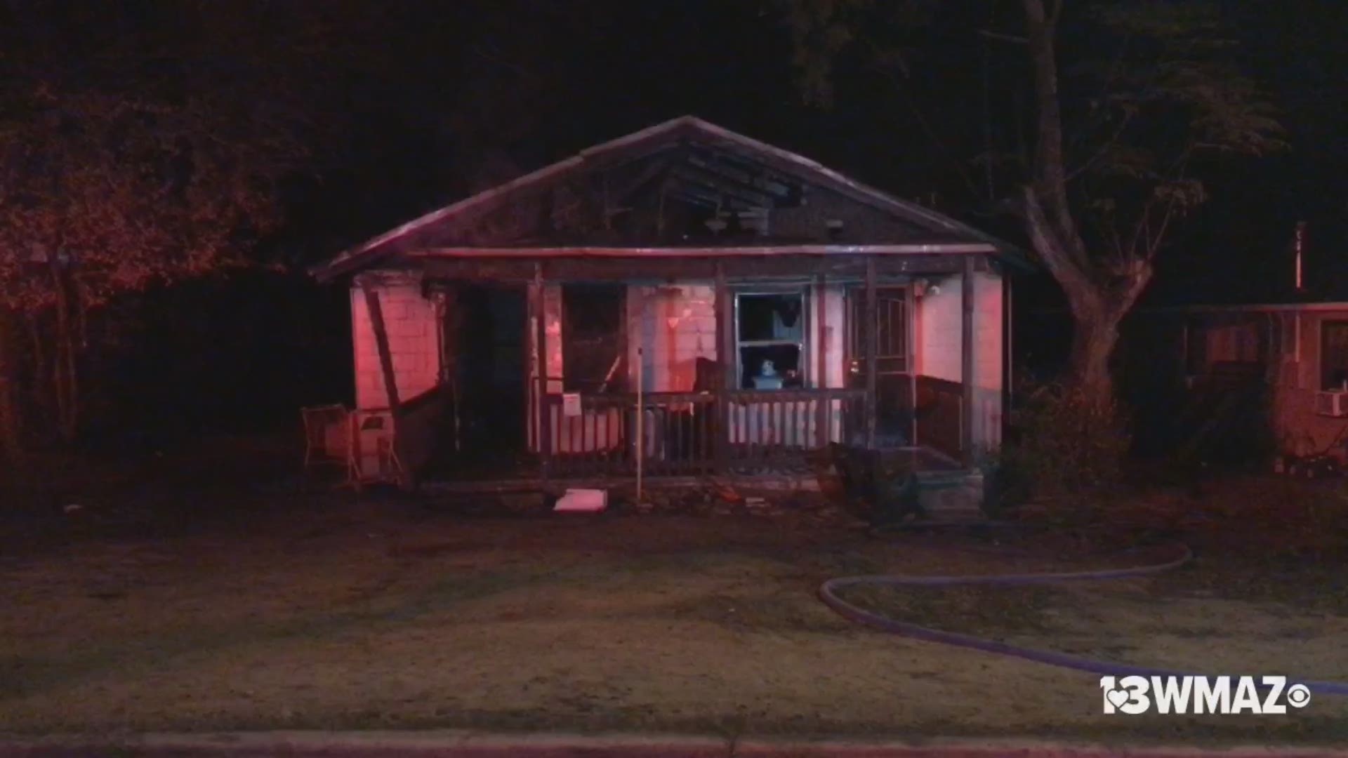 A fire broke out at a home on Elpis Avenue Tuesday morning. The person who lives there was not home.