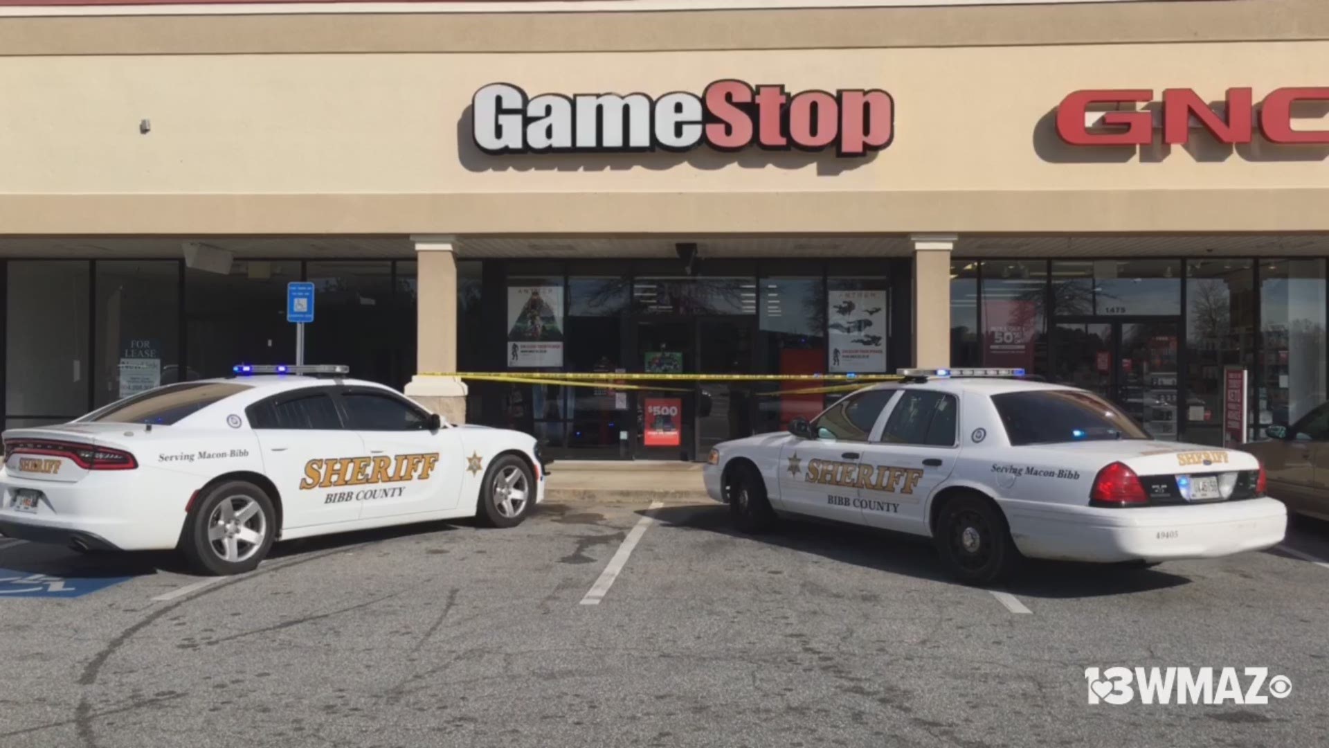 The Bibb County Sheriff's Office says the robbery happened around 10 a.m. on Monday.