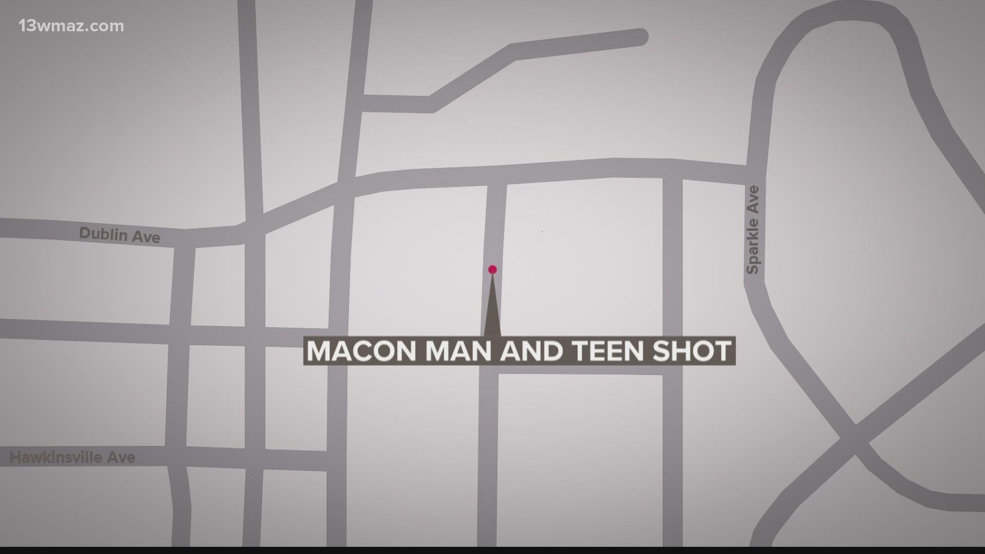 Just after 10 p.m., a 40-year-old man and a 14-year-old were shot during a fight that happened near the intersection.