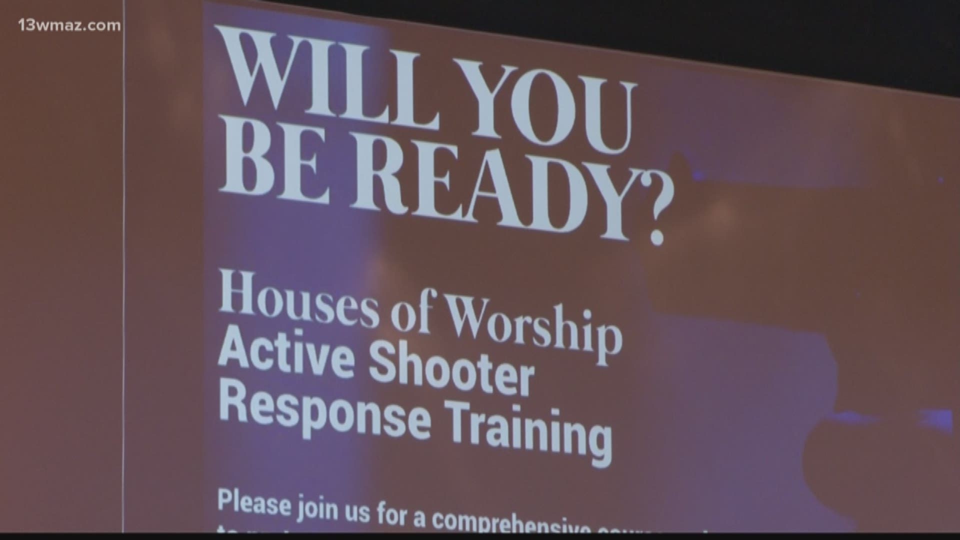Northridge Christian Church in Milledgeville held a seminar where almost 200 people showed up to learn how to prepare for an active shooter.