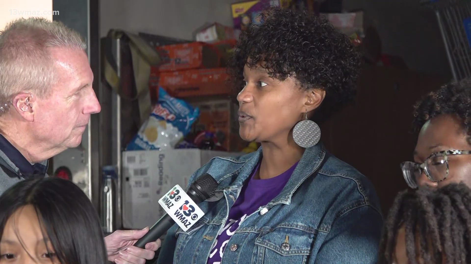 School partners help make a difference when it comes to Stuffing the Truck. These students at Bruce Elementary are part of the efforts to fight hunger.