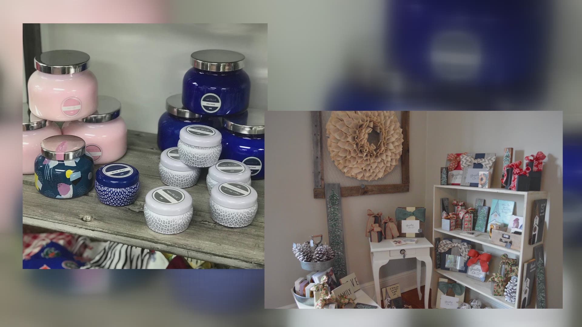 The shop sells locally produced products from more than five local artists and artisans.