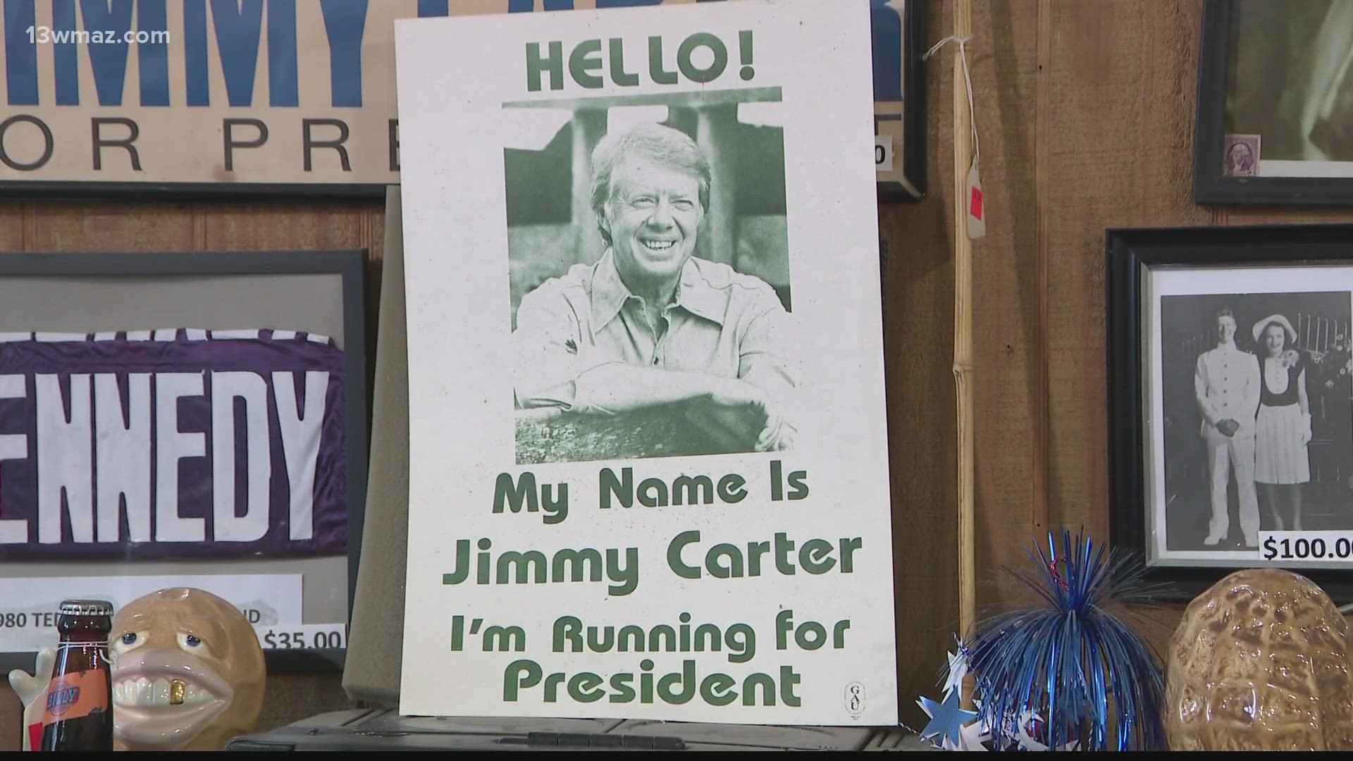 The Carter name is all over downtown Plains, but plenty of people across the state have Jimmy Carter stories of their own.
