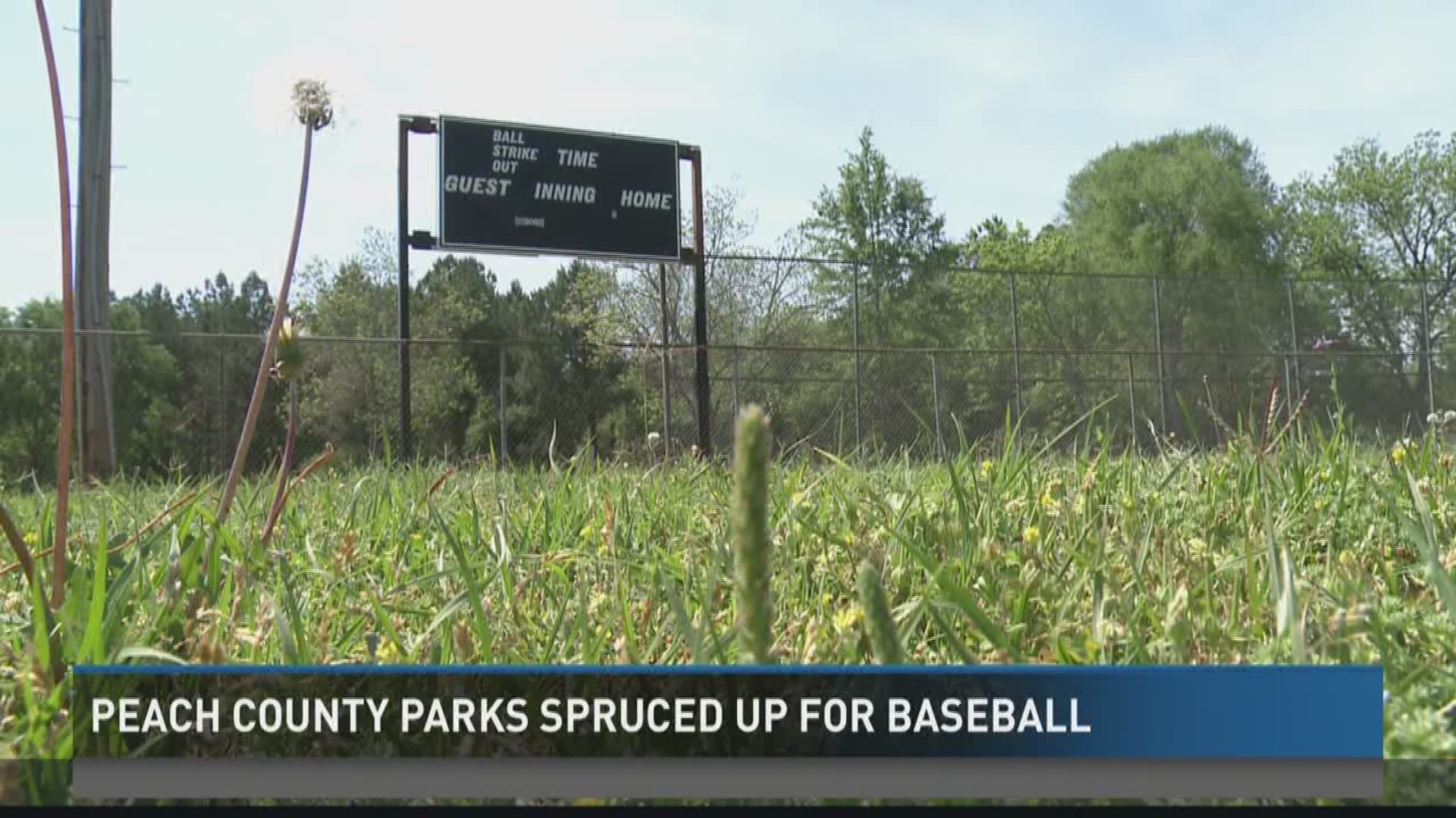 Peach County parks spruced up for baseball