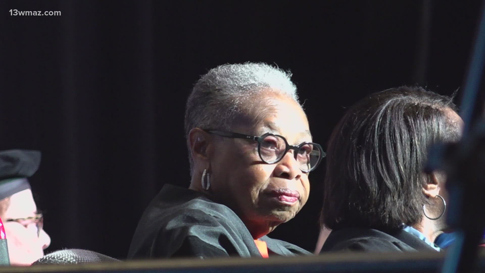 As the powerhouse of the Otis Redding Foundation, Zelma Redding was awarded an honorary Doctor of Humanities degree.
