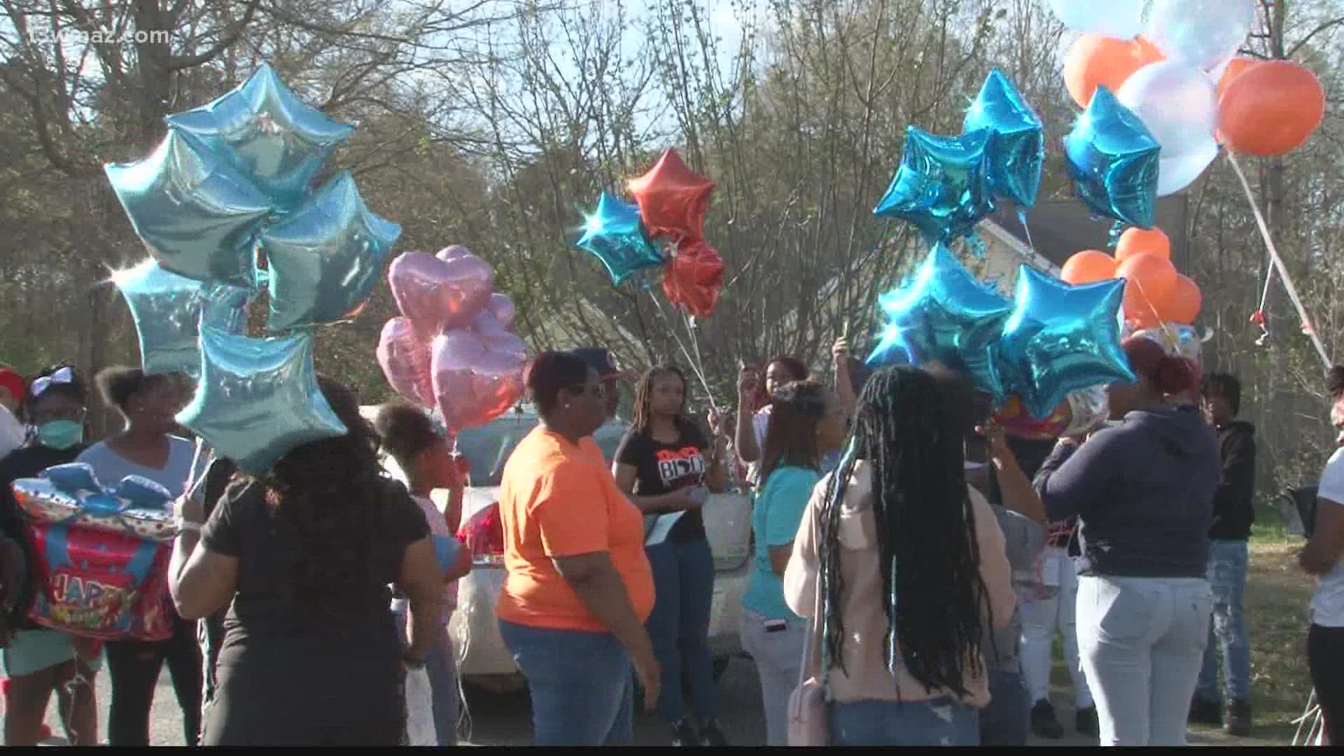 Toriyahna Proctor's friends say they held the balloon release on March 24 because it is her birthday. She would have been 22.