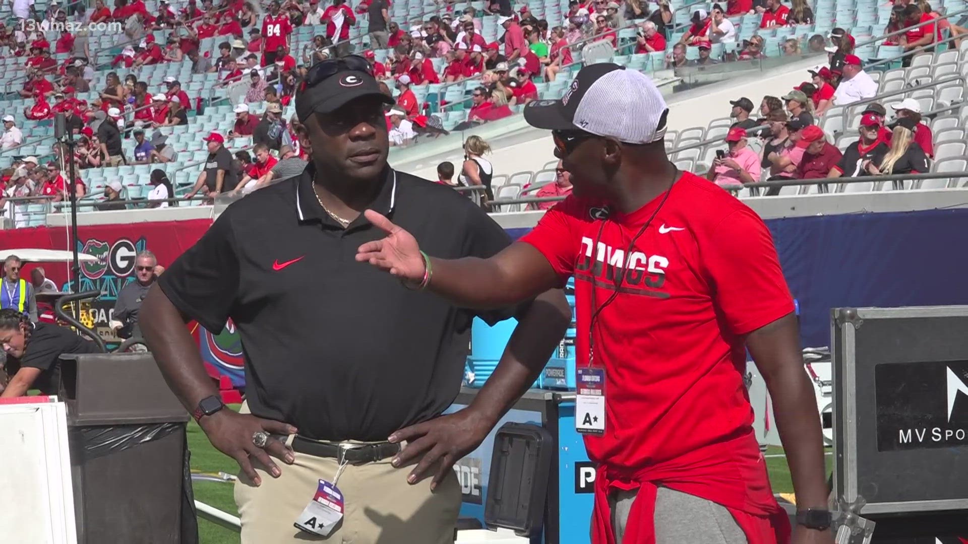 Terrence Edwards of Tennille, Ga. was inducted into the Georgia-Florida Hall of Fame. As he received this honor, he threw some support to his Central Ga. HS coach.