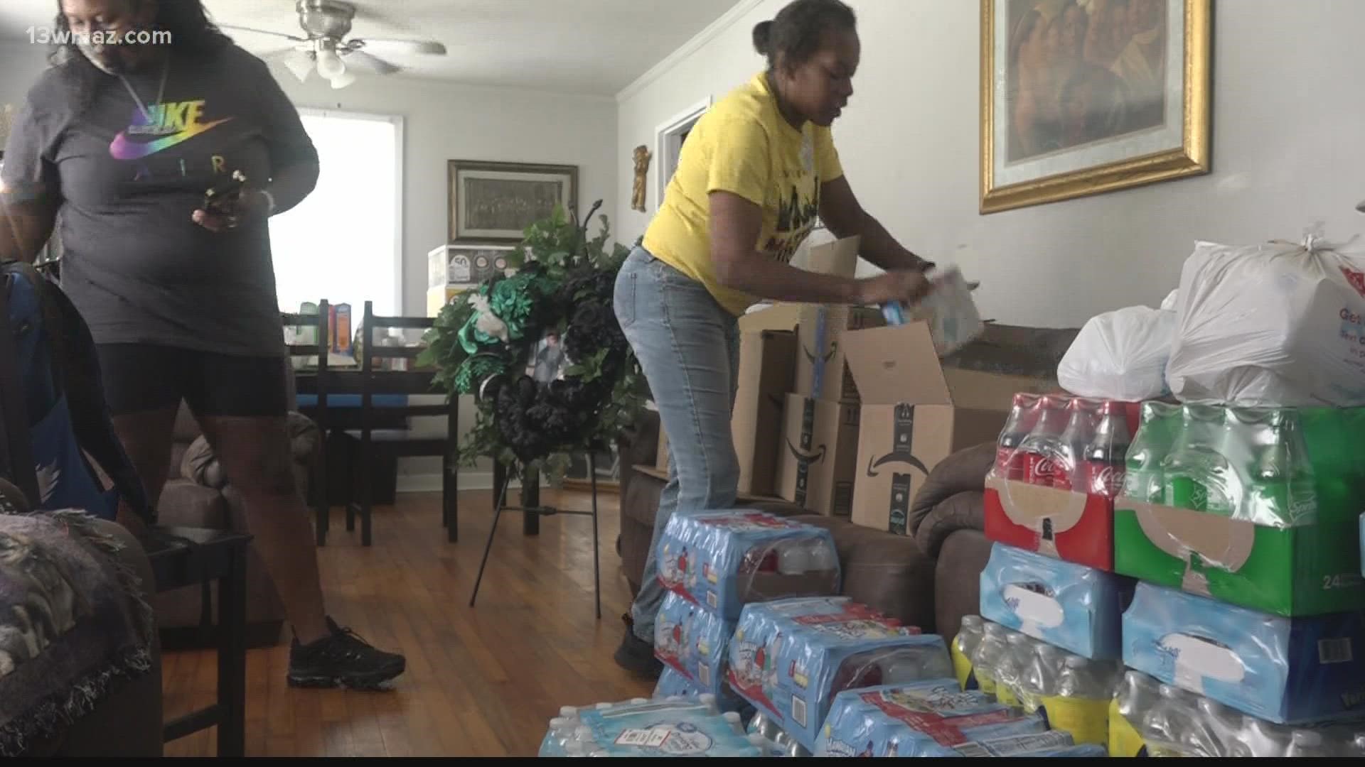 Felicia Marks lost her son Ahmori Searcy in March 2021 and decided to host her first back to school giveaway.