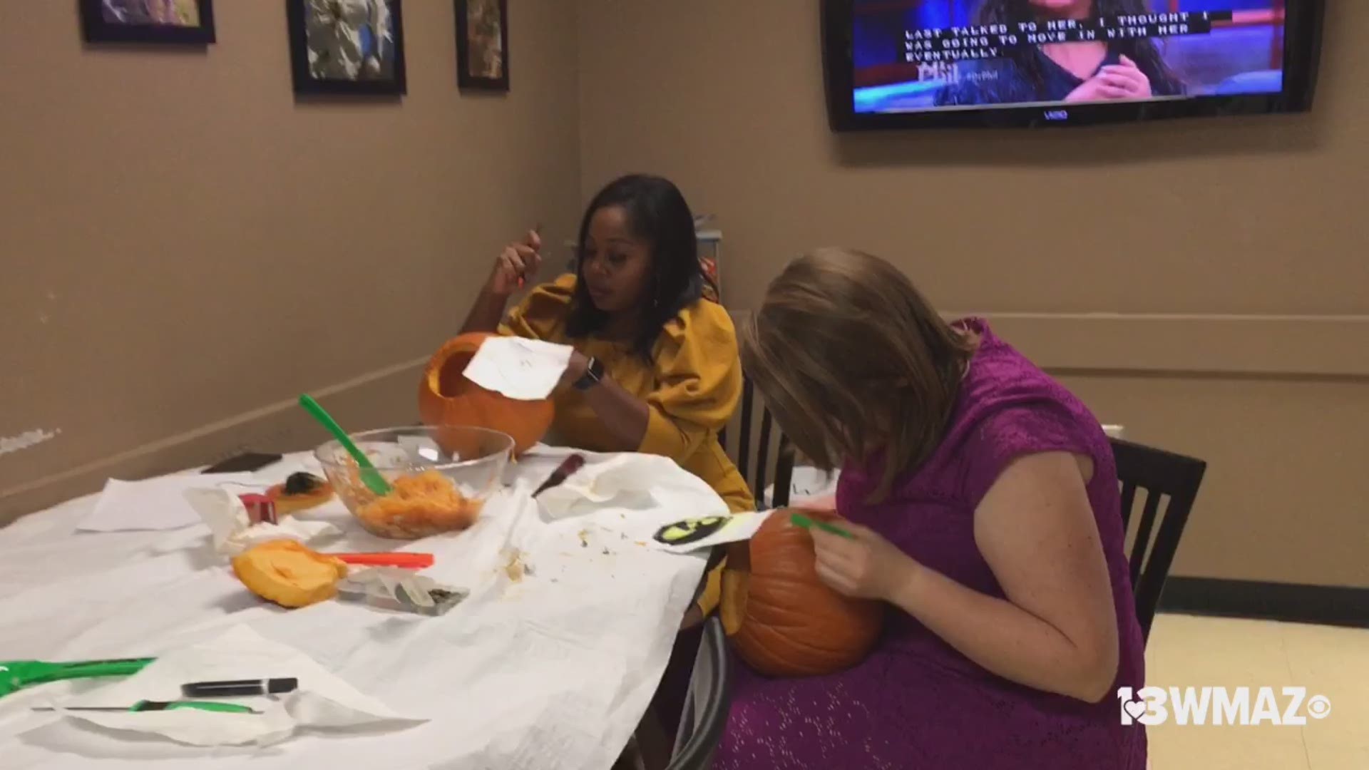 Katelyn, Eryn, and Hunter are carving pumpkins, and you'll get to vote for your favorite! We'll announce who has the most votes Thursday morning at 6 a.m.