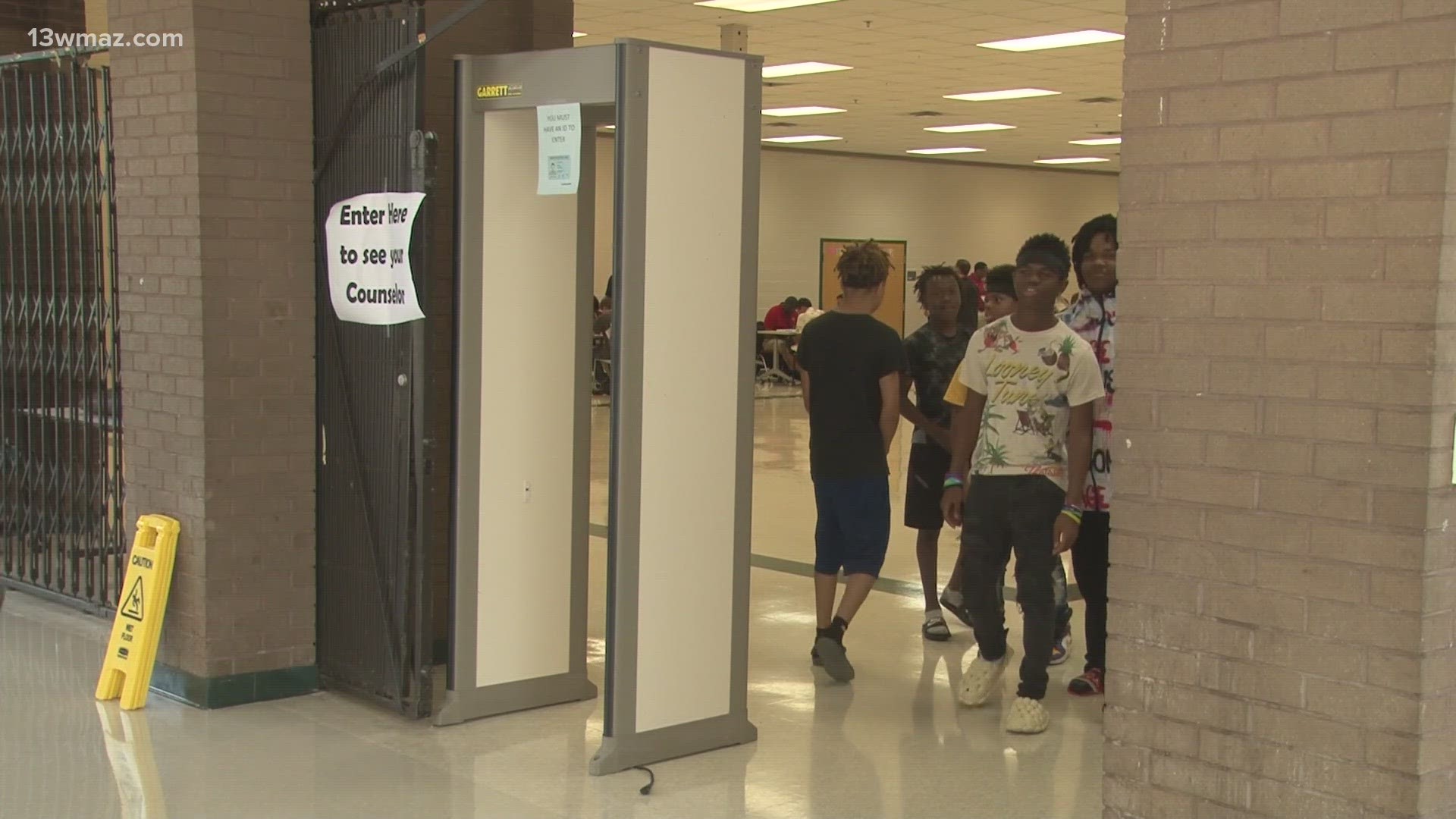 The District says the current metal detectors they use takes time for kids to start their day. They say the new system will speed things up while being just as safe.