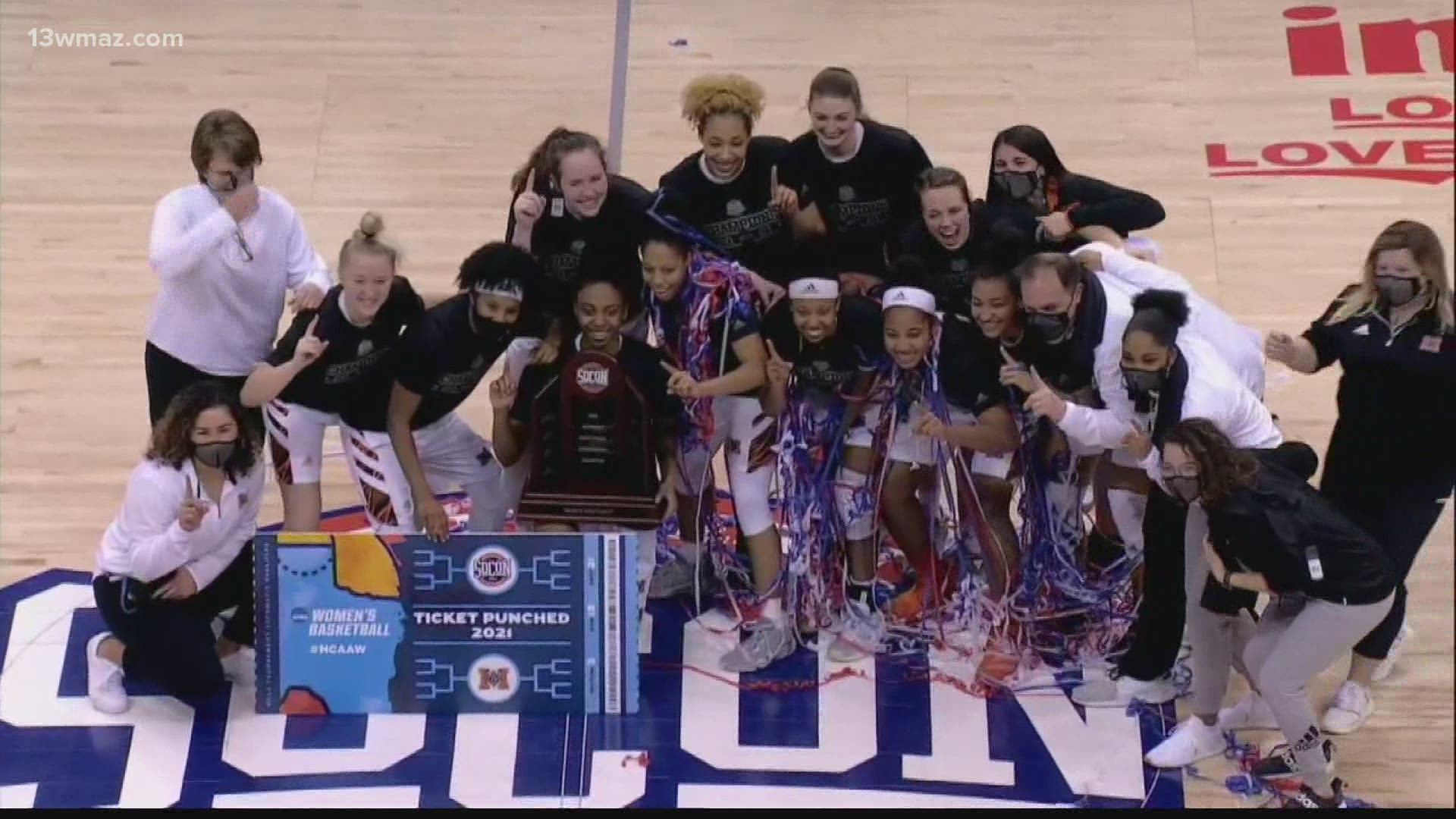 Mercer's women beat Wofford 60-38 to claim their third championship in four years