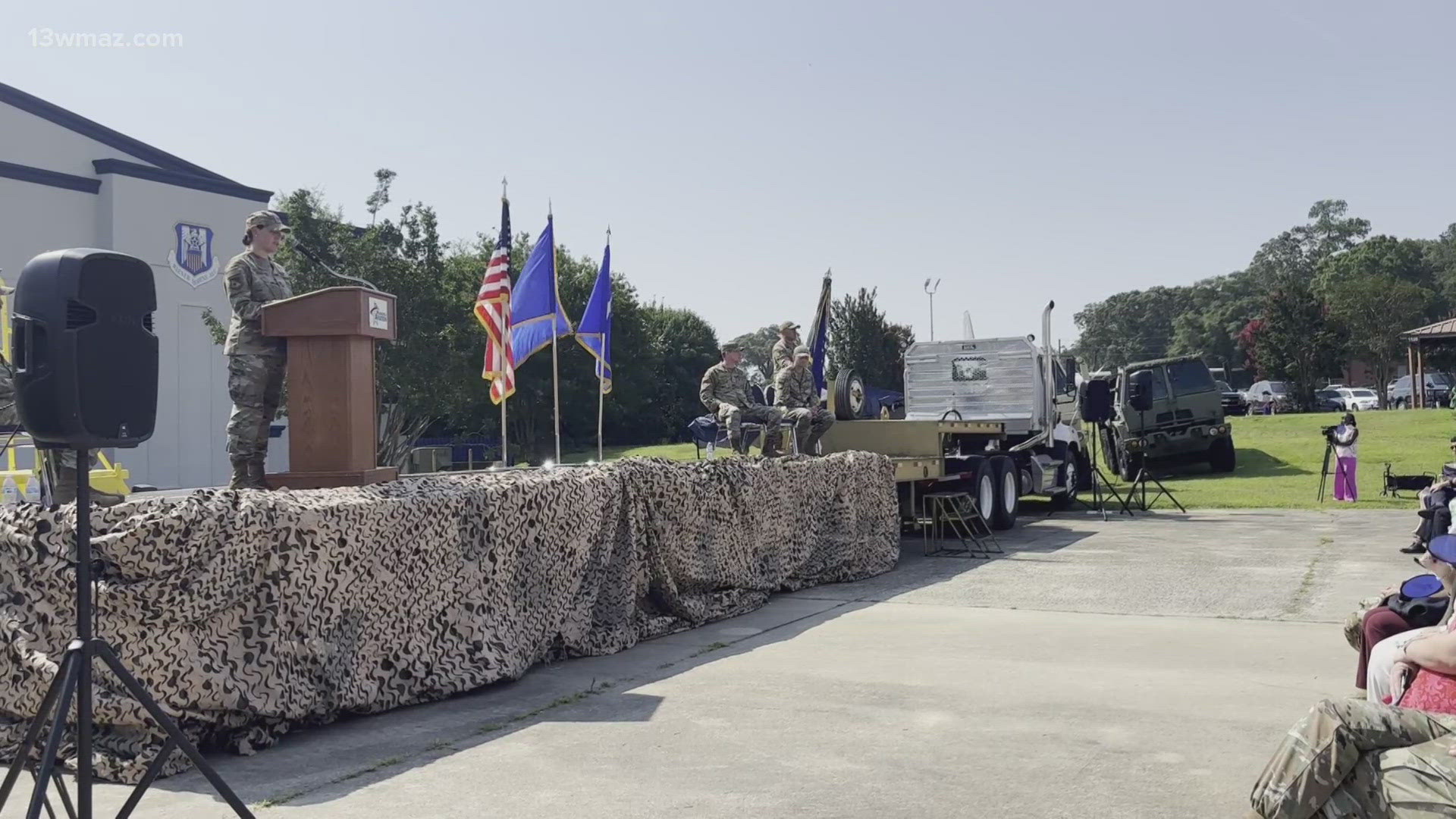 A new Colonel is coming to Robins Air Force Base. Here's a look at the changing of command ceremony