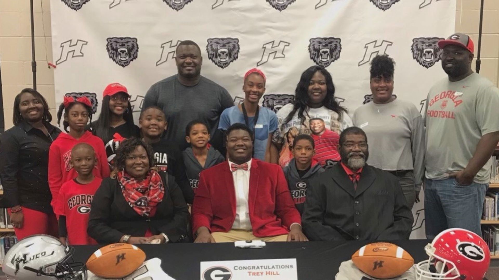 The beginning of UGA center Deontrey "Trey" Hill's story is unlike most.
