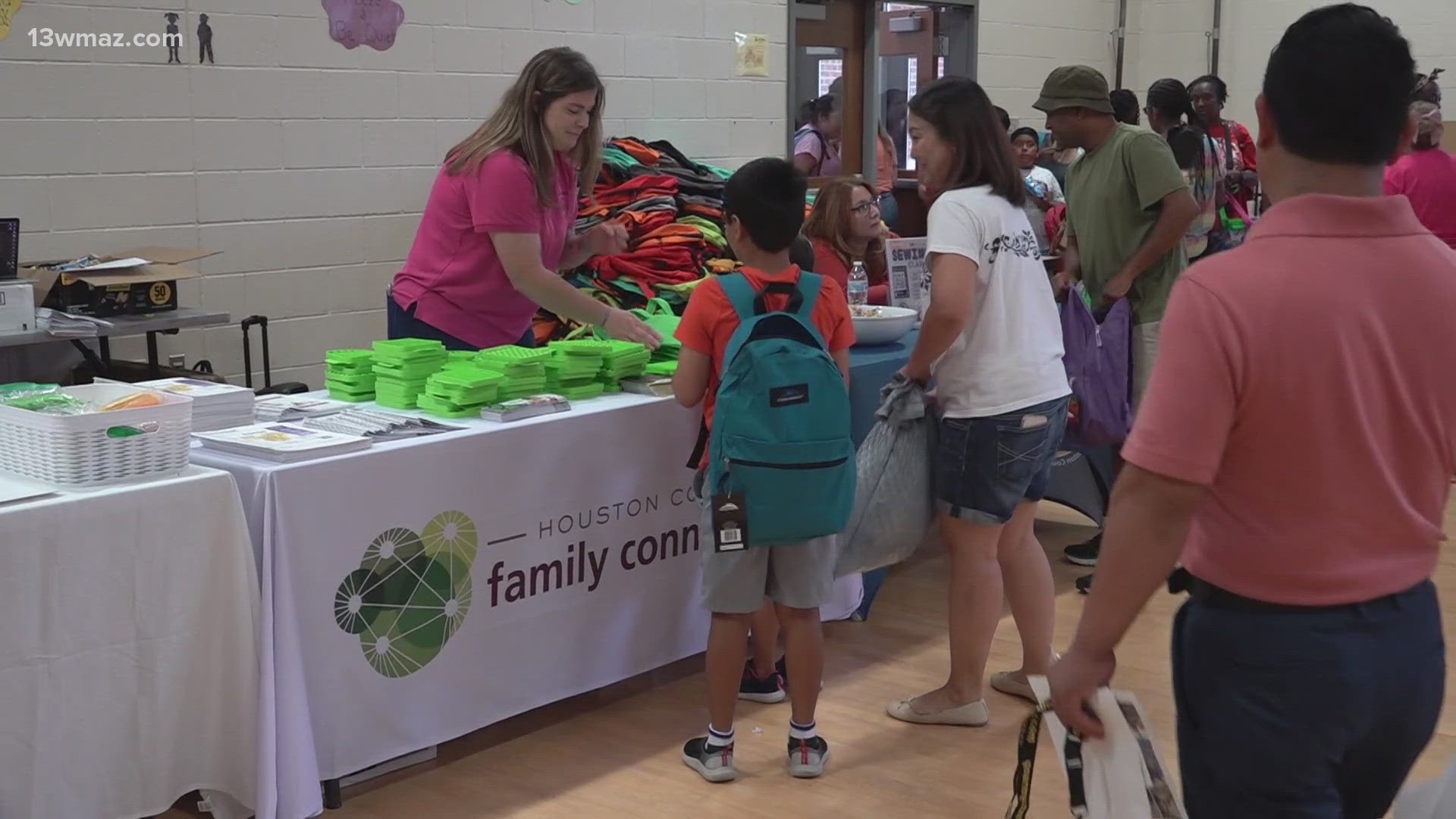 With school just a few weeks away, this Houston County school held a back-to-school bash to help students and parents prepare for the fall.