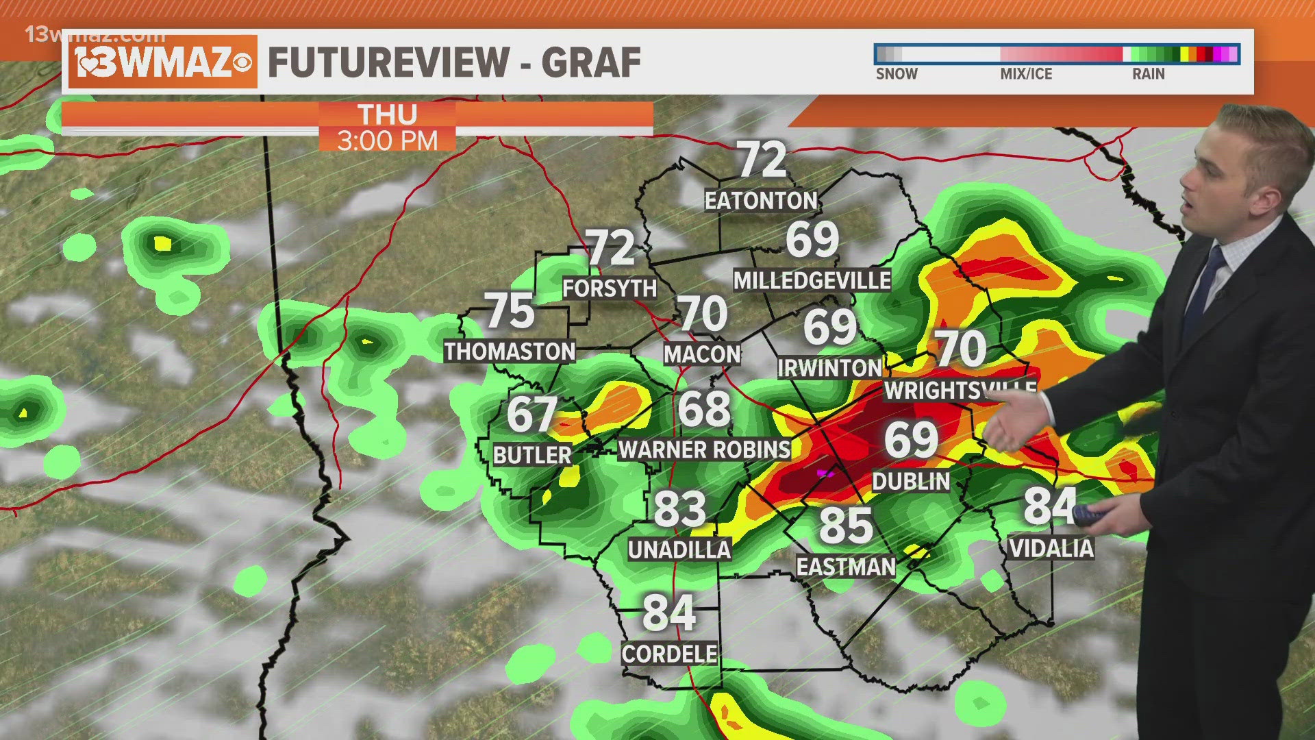 Strong storms will be in the picture Wednesday afternoon.