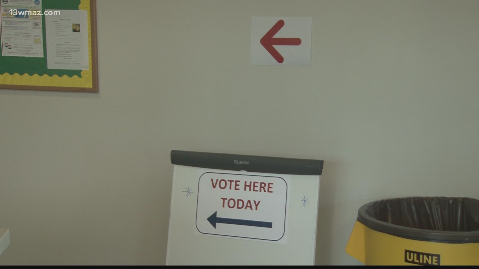 Bibb County residents come out to vote