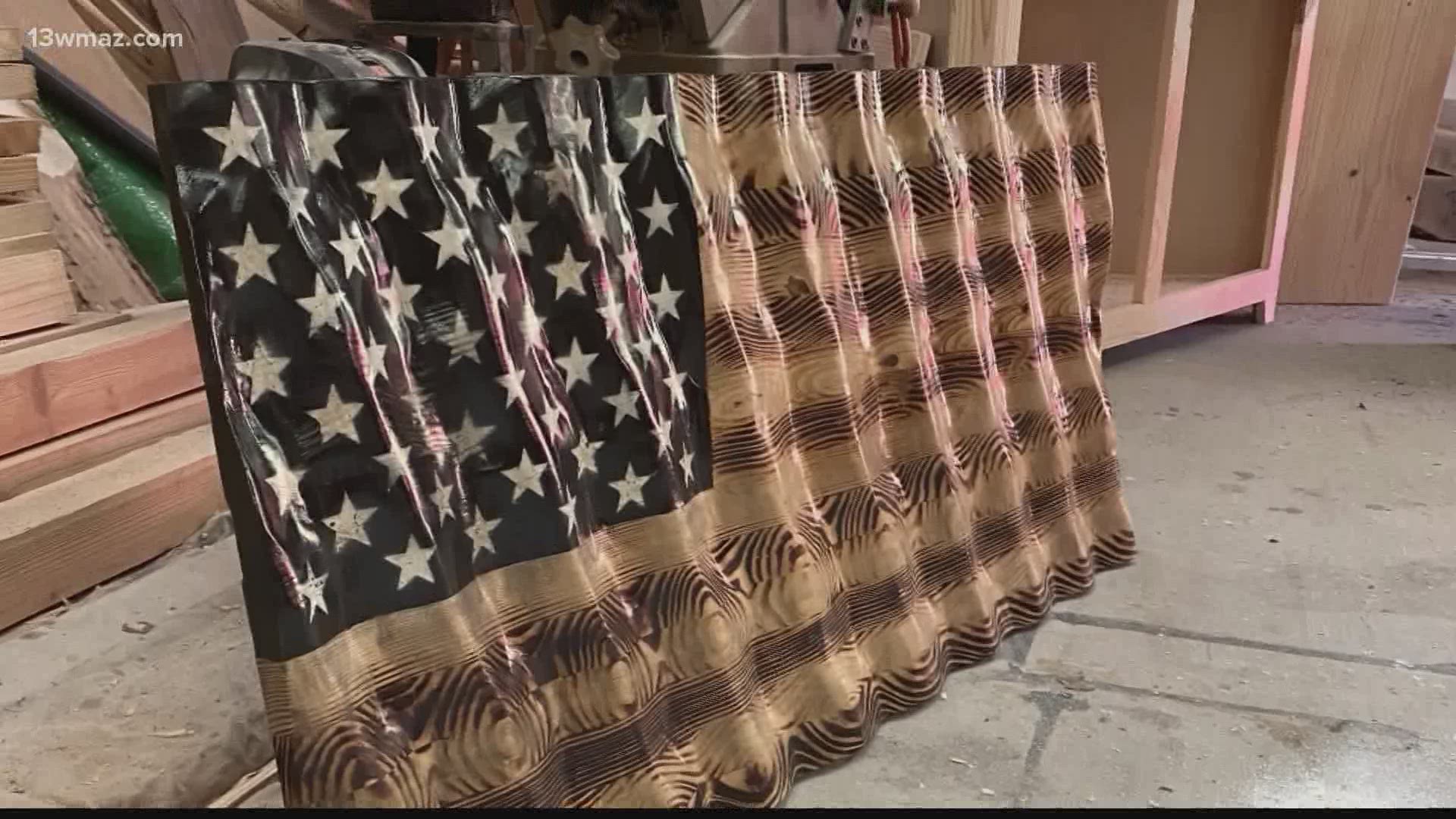 Summit Hill Marine Corps veteran gifted with new flag