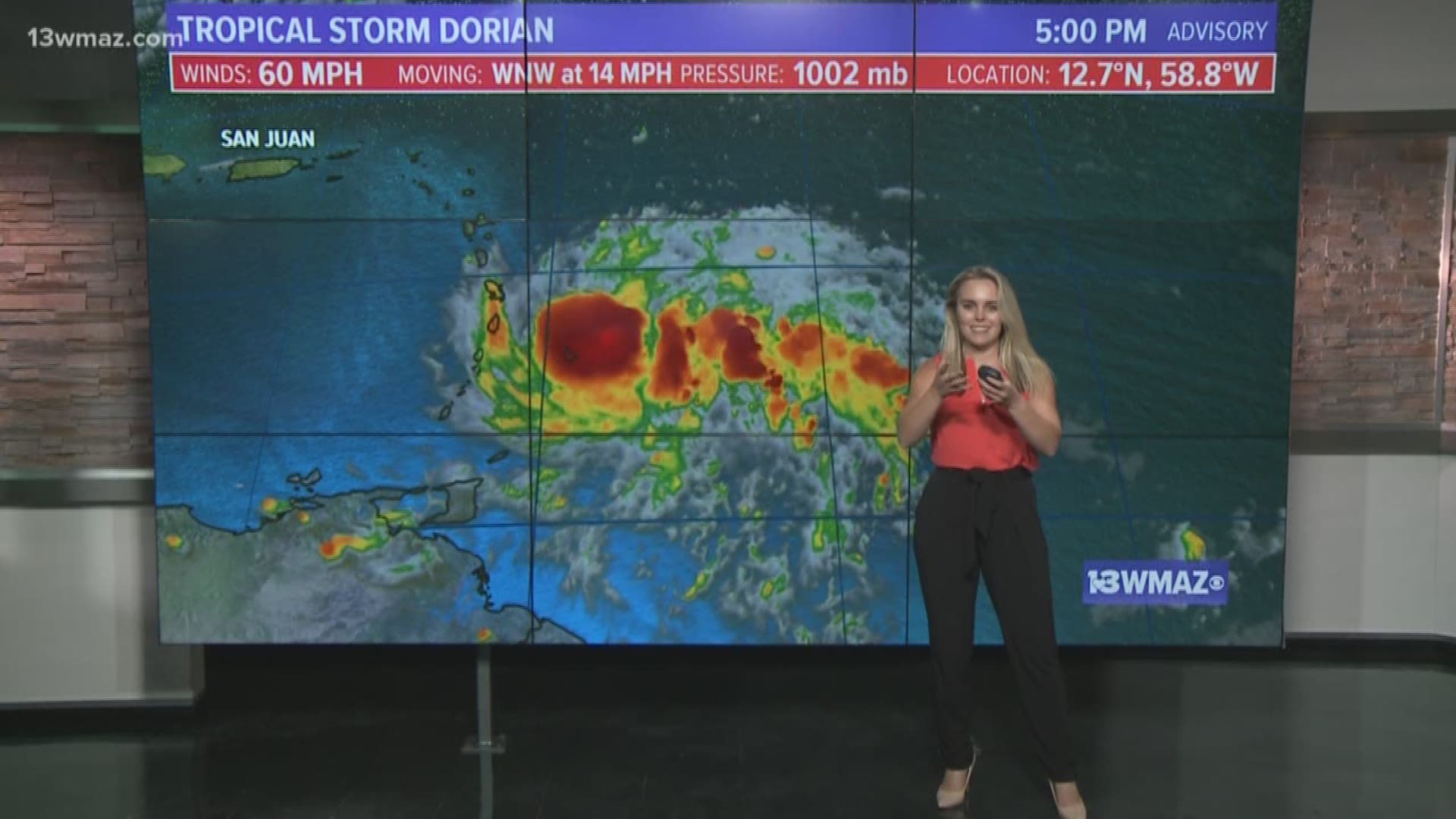 Dorian is the big topic when it comes to the tropics but there's still a lot of uncertainty, especially when it comes to intensity.