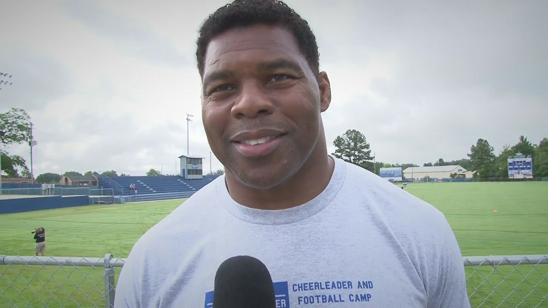 Herschel Walker visited his hometown of Wrightsville, Ga., on Friday for a summer athletics camp at Johnson County high school. The Heisman trophy-winner and national champion discussed his support of Donald Trump's presidential campaign, Georgia's quarterback & running back situation, and more, with 13WMAZ's Wes Blankenship.
